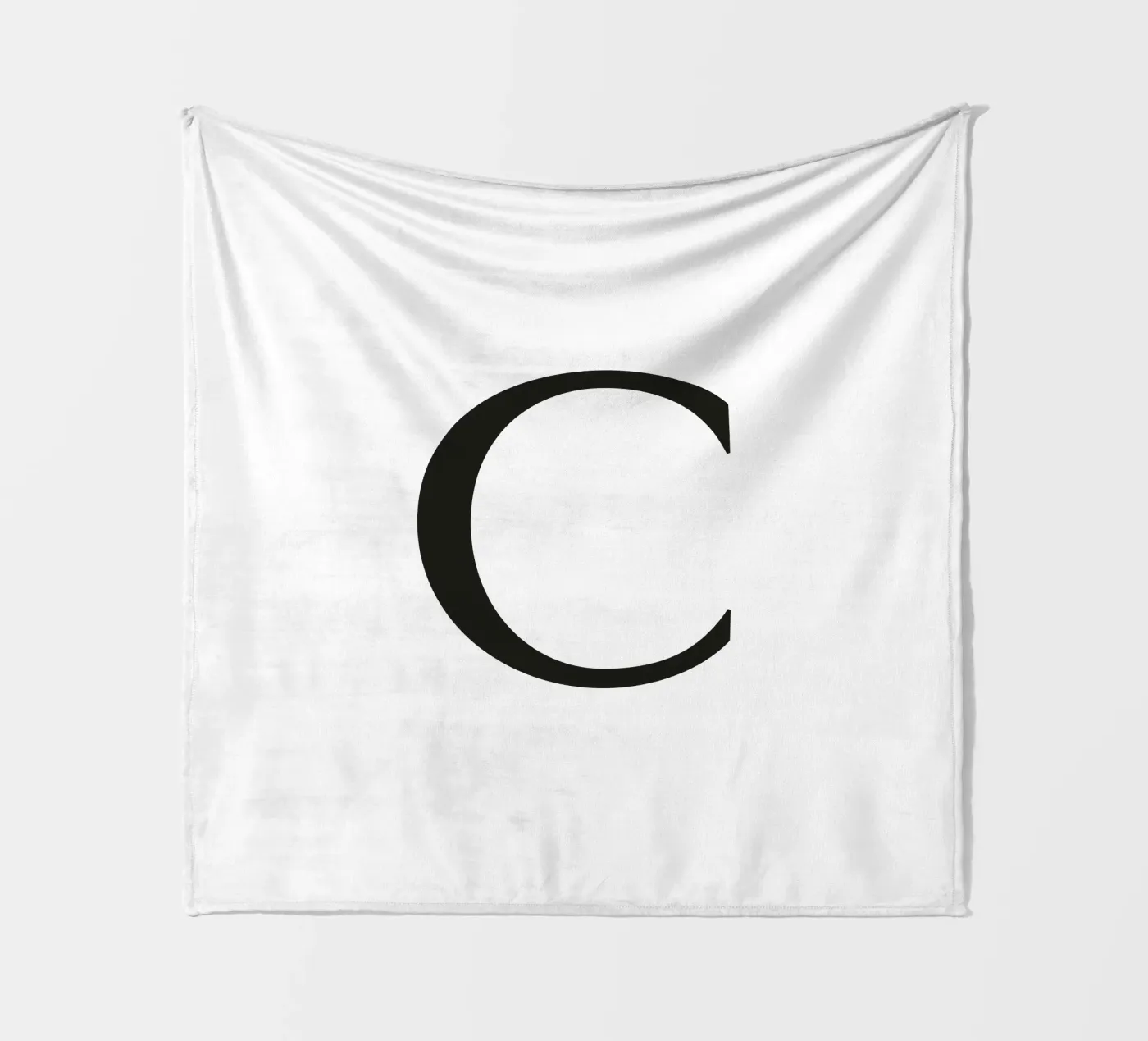 Buchstabe C Fleecedecke von Katja Stehle Design