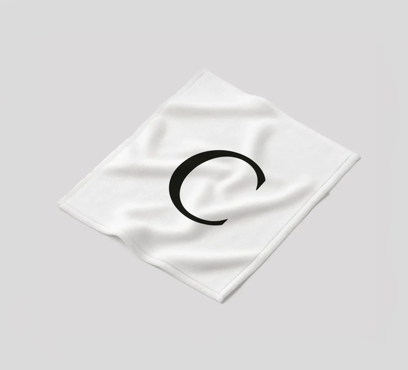 Buchstabe C Fleecedecke von Katja Stehle Design