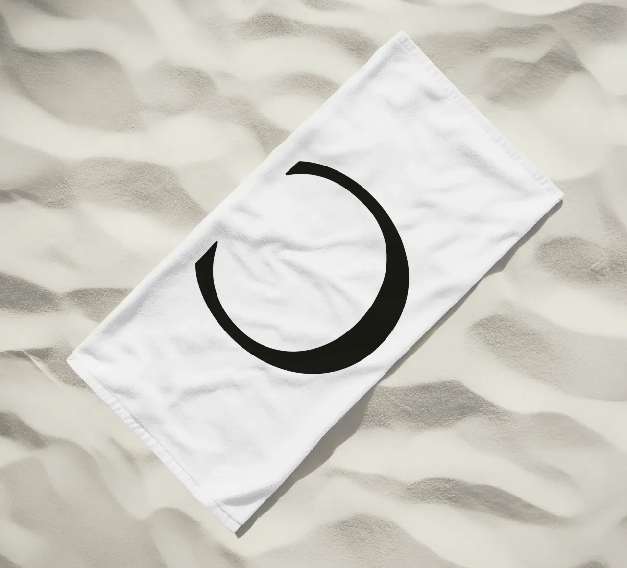 Lettera C telo mare da Katja Stehle Design