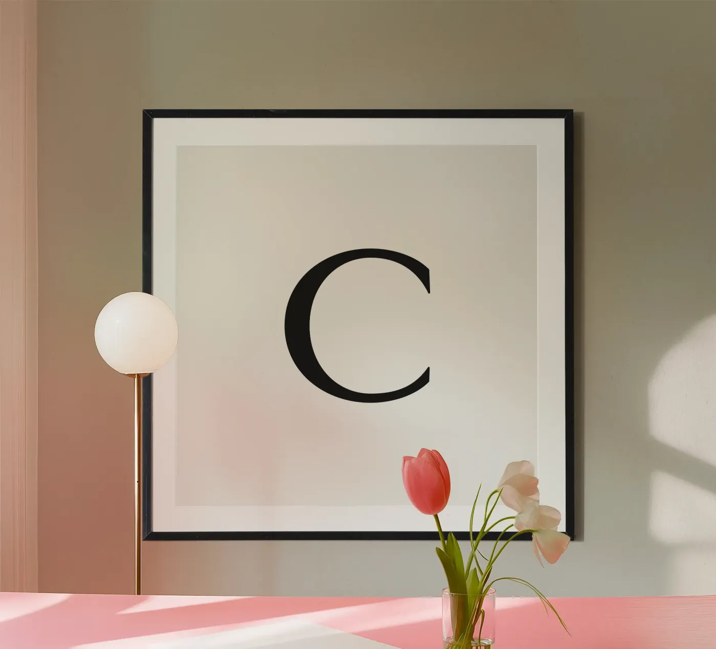 Lettera C poster da Katja Stehle Design