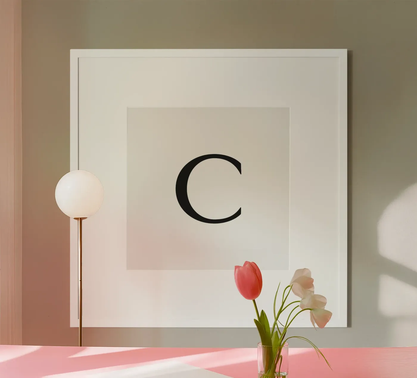 Lettera C poster da Katja Stehle Design