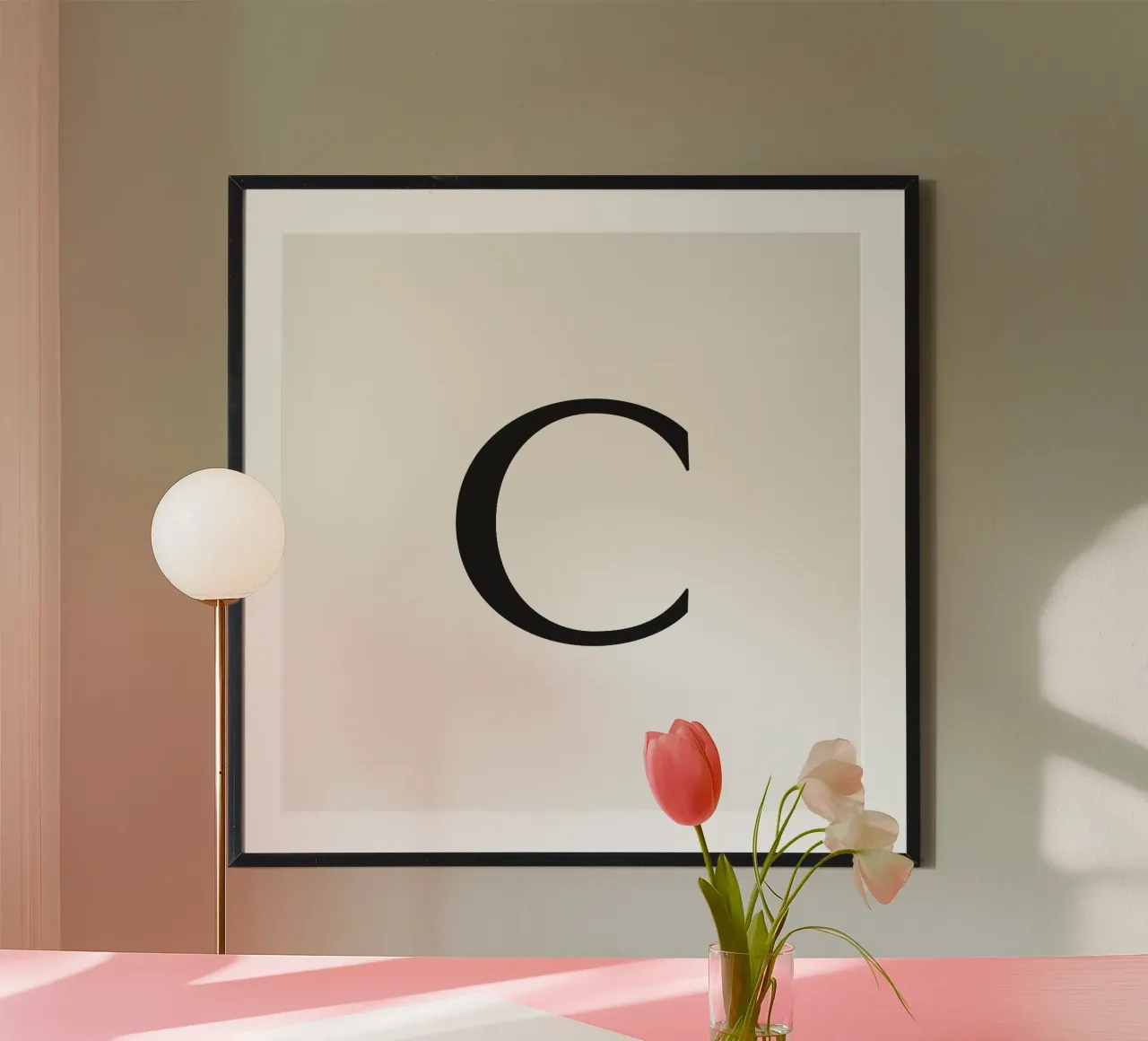 Letter C poster da Katja Stehle Design