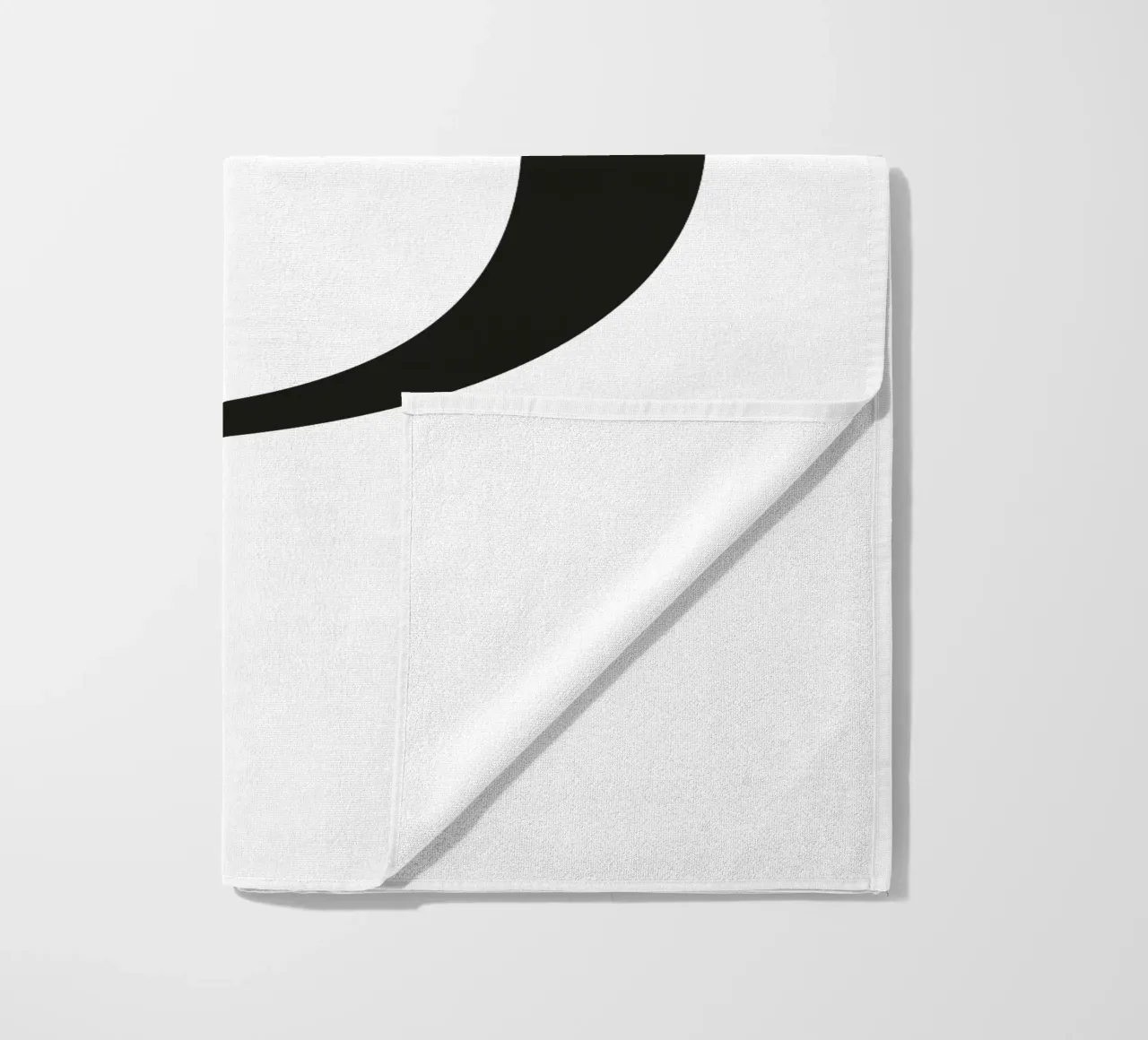 Lettera D telo mare da Katja Stehle Design