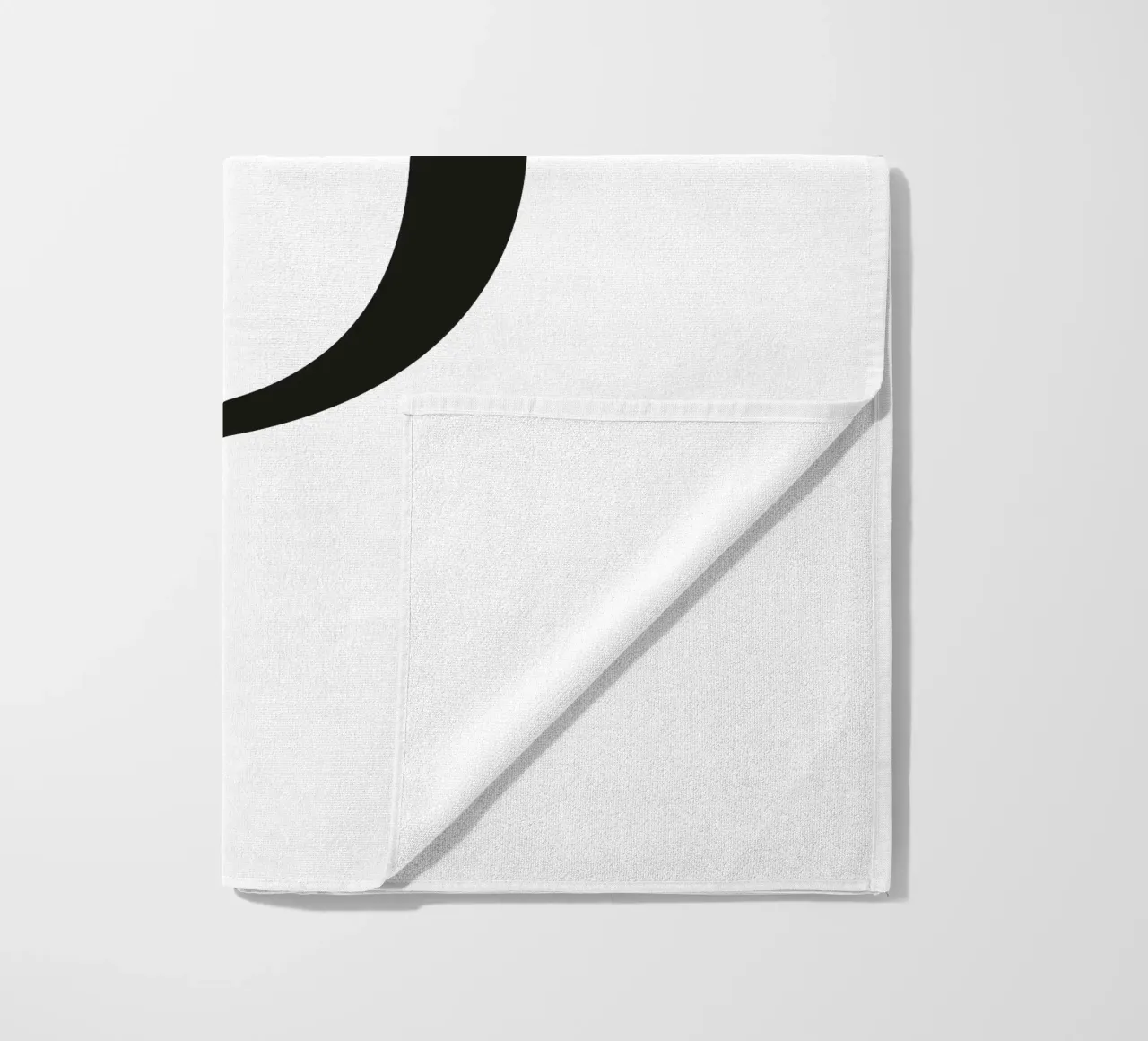 Lettera D telo mare da Katja Stehle Design