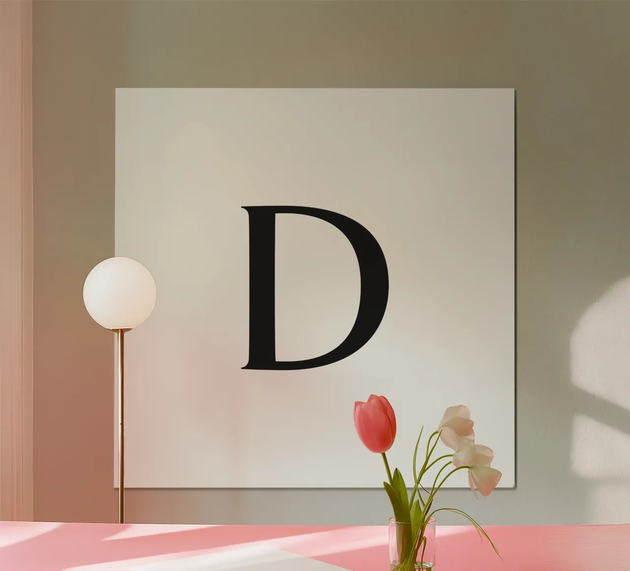 Buchstabe D Poster von Katja Stehle Design