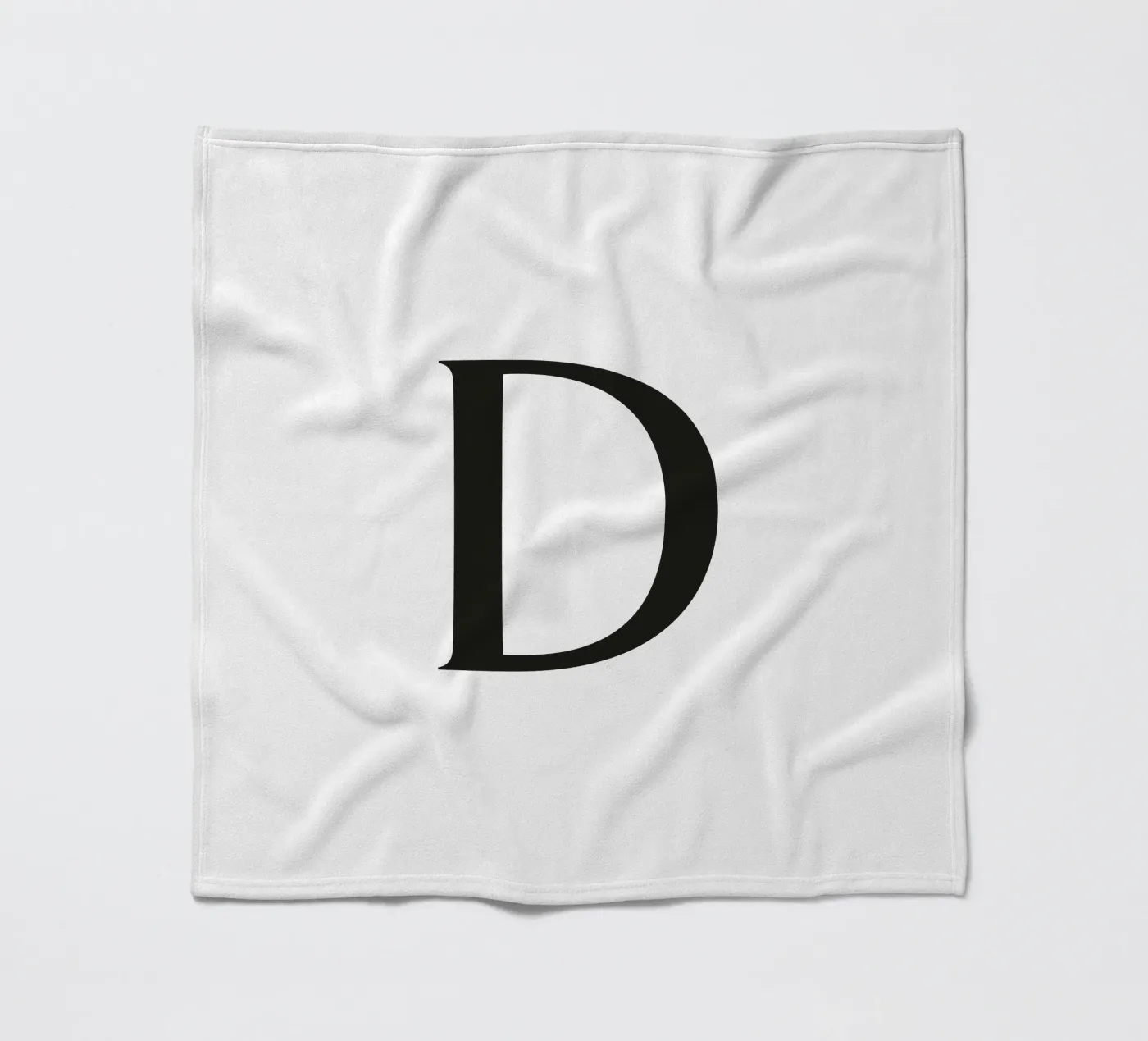 Letter D Fleecedecke von Katja Stehle Design