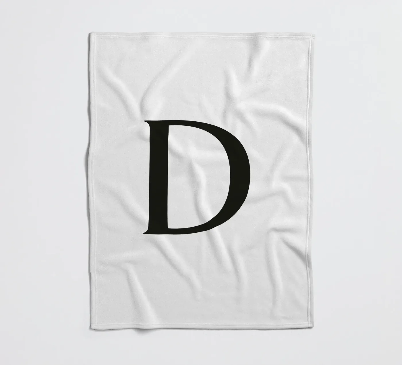 Letter D Fleecedecke von Katja Stehle Design