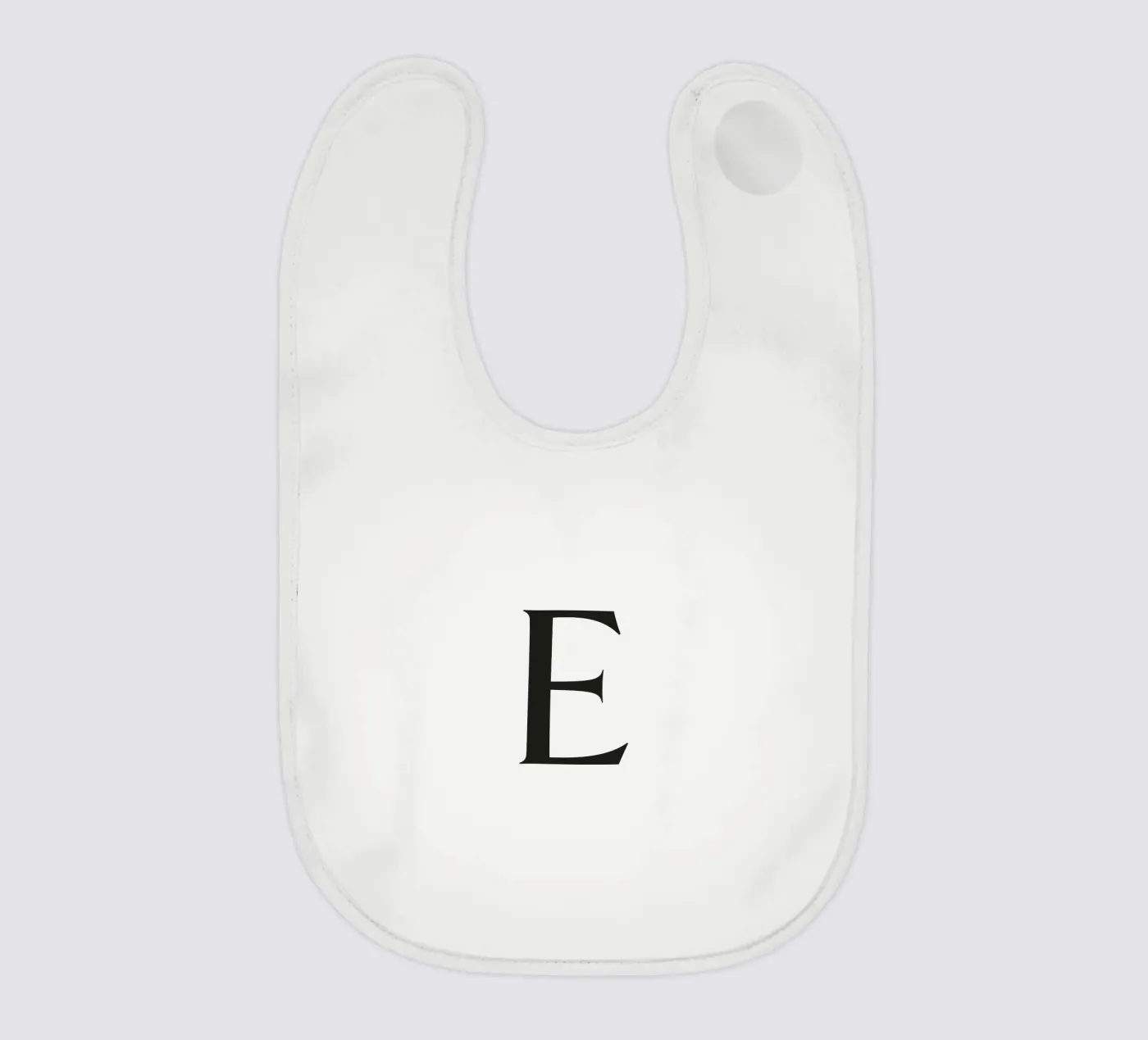 Letter E baby slabbetje van Katja Stehle Design