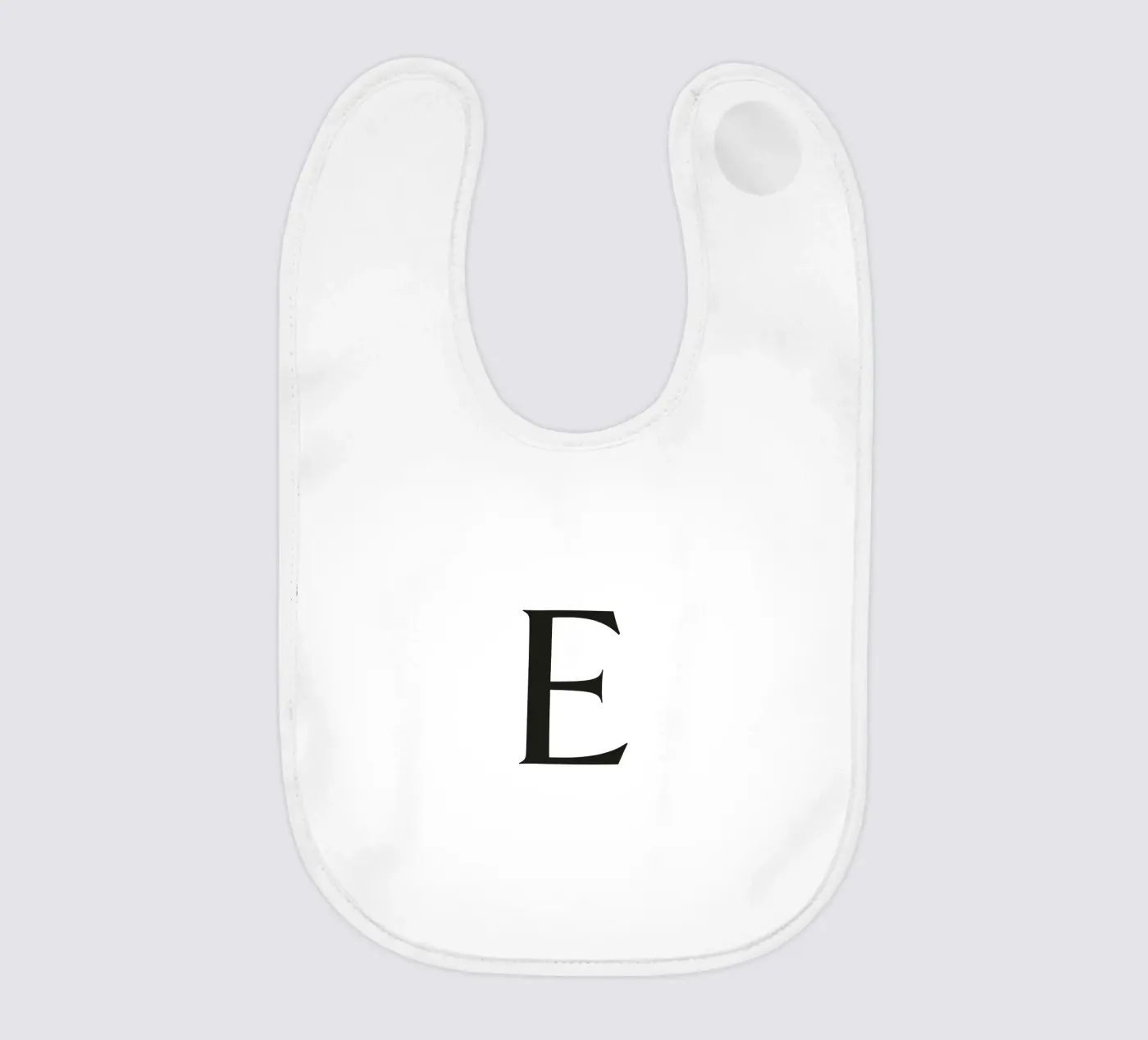 Lettera E bavaglino da Katja Stehle Design