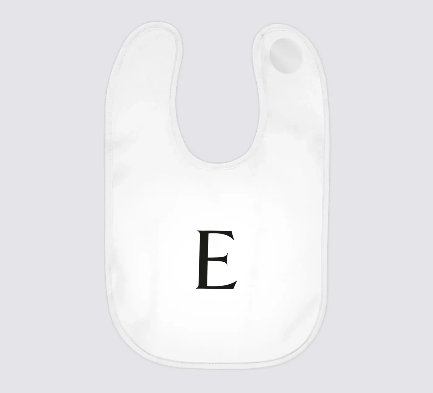 Letter E baby slabbetje van Katja Stehle Design