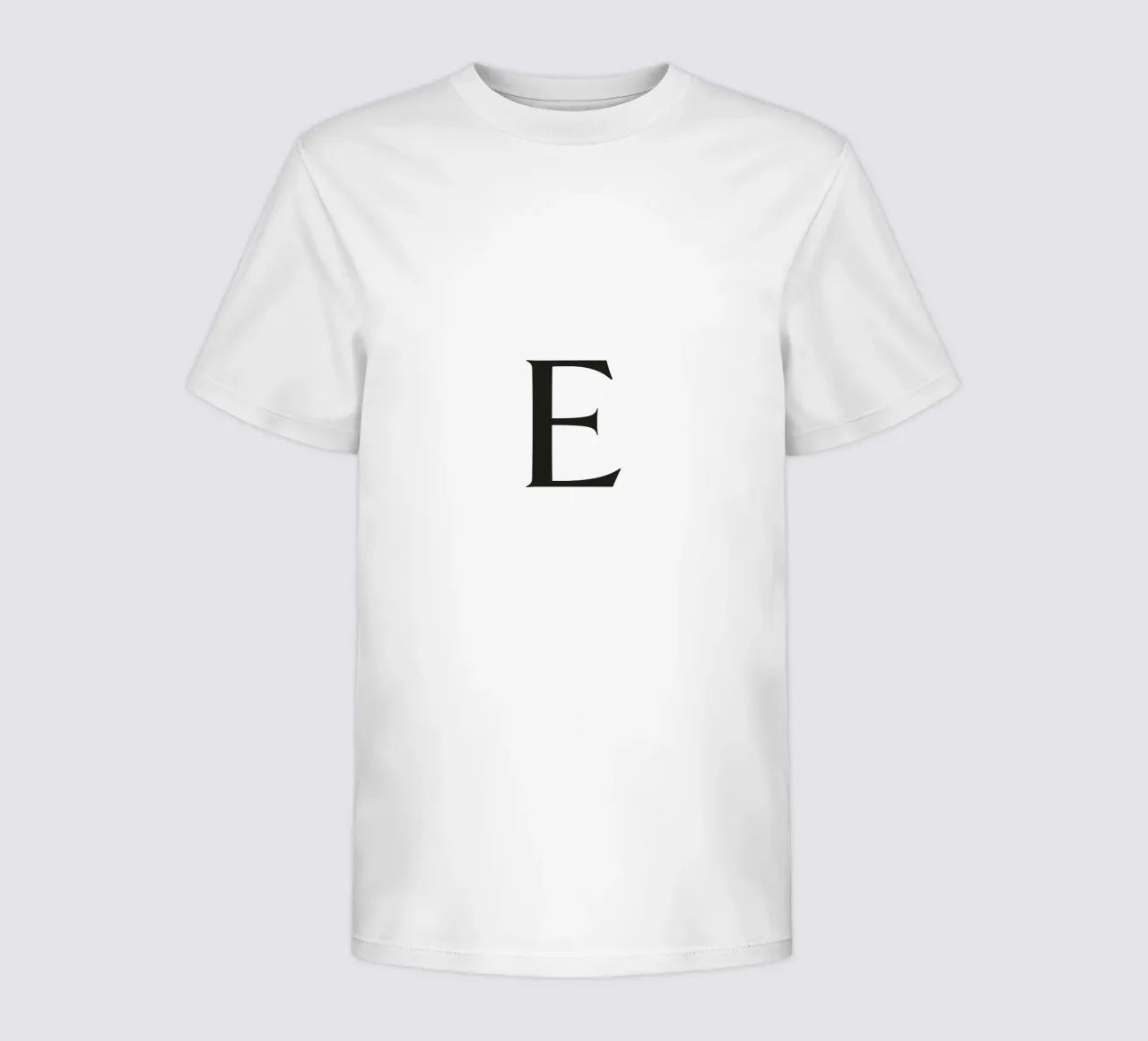 Buchstabe E Kinder T-Shirt von Katja Stehle Design