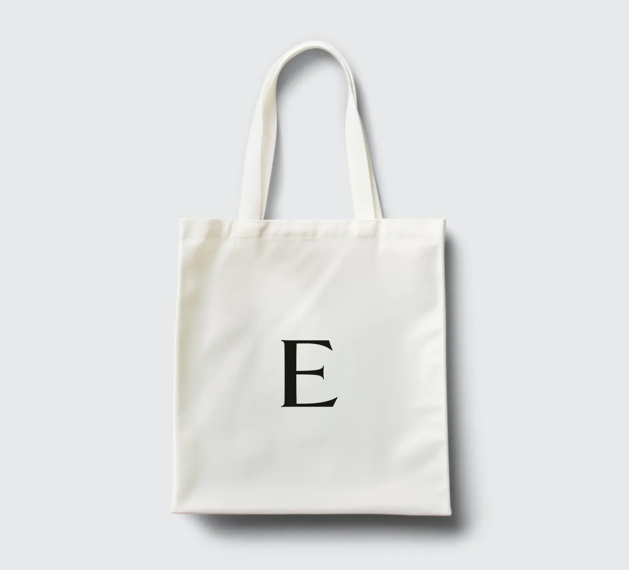 Letter E tote bag by Katja Stehle Design