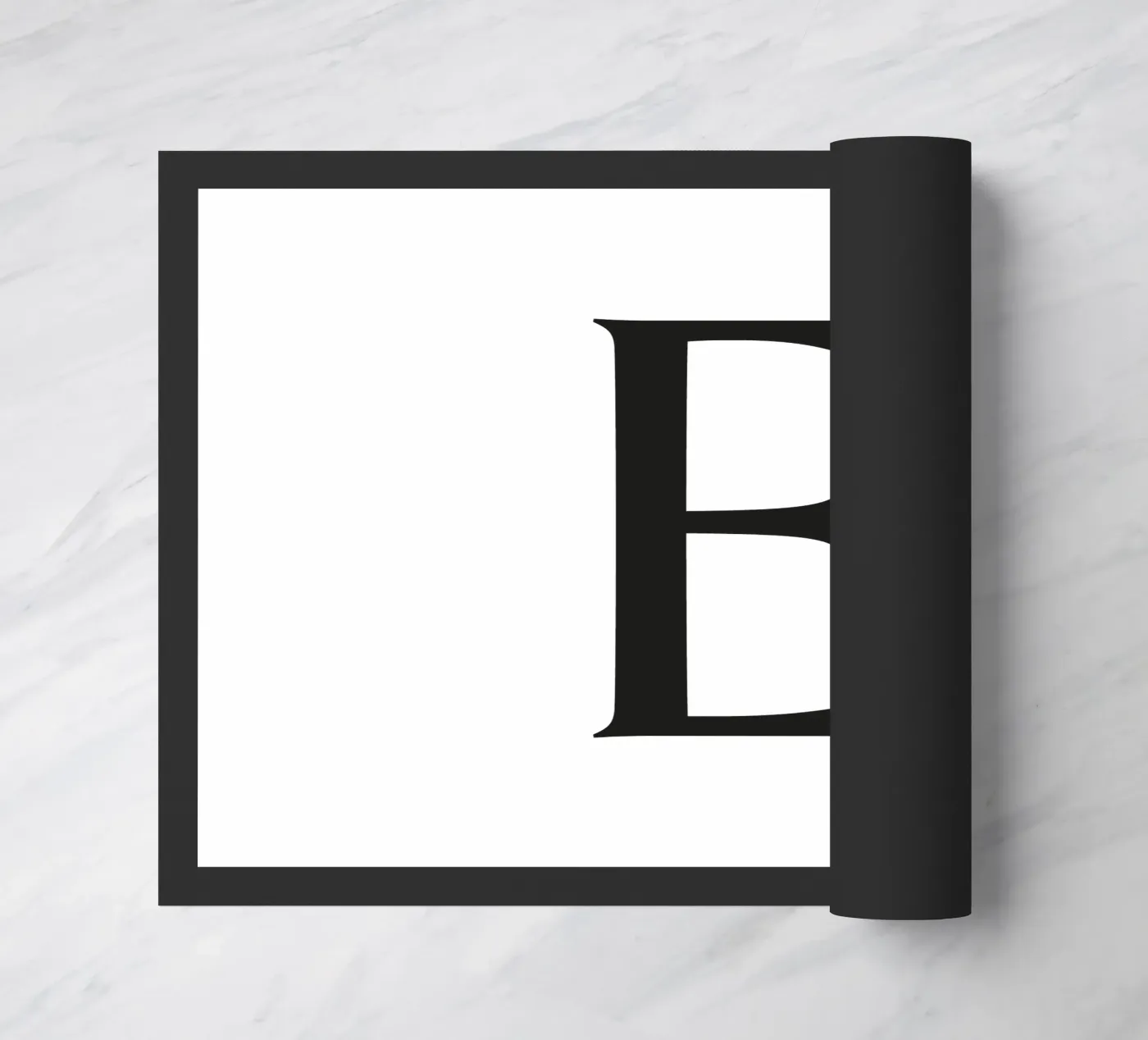 Letter E deurmat van Katja Stehle Design