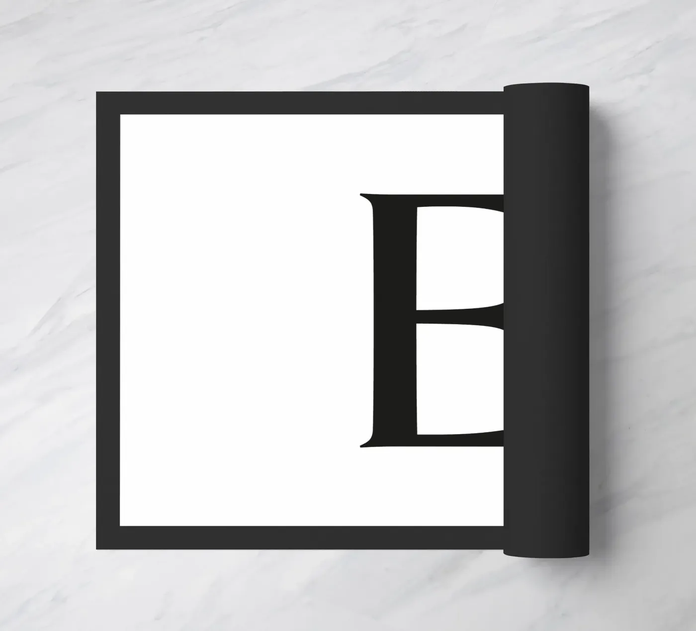 Letter E deurmat van Katja Stehle Design