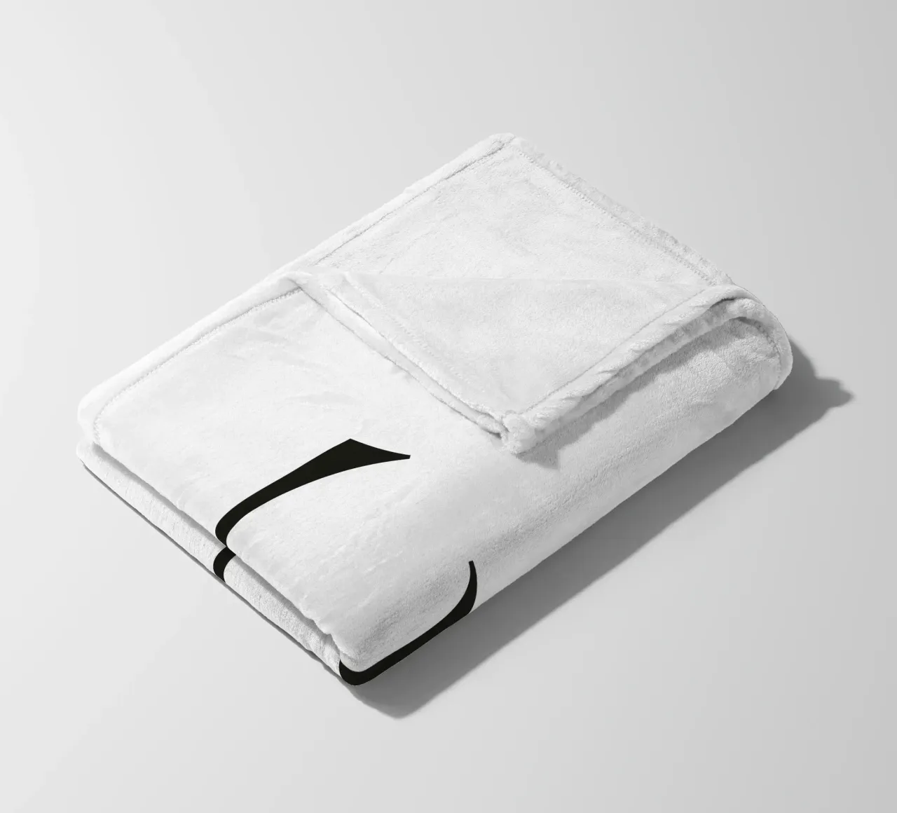 Lettre E plaid polaire de Katja Stehle Design