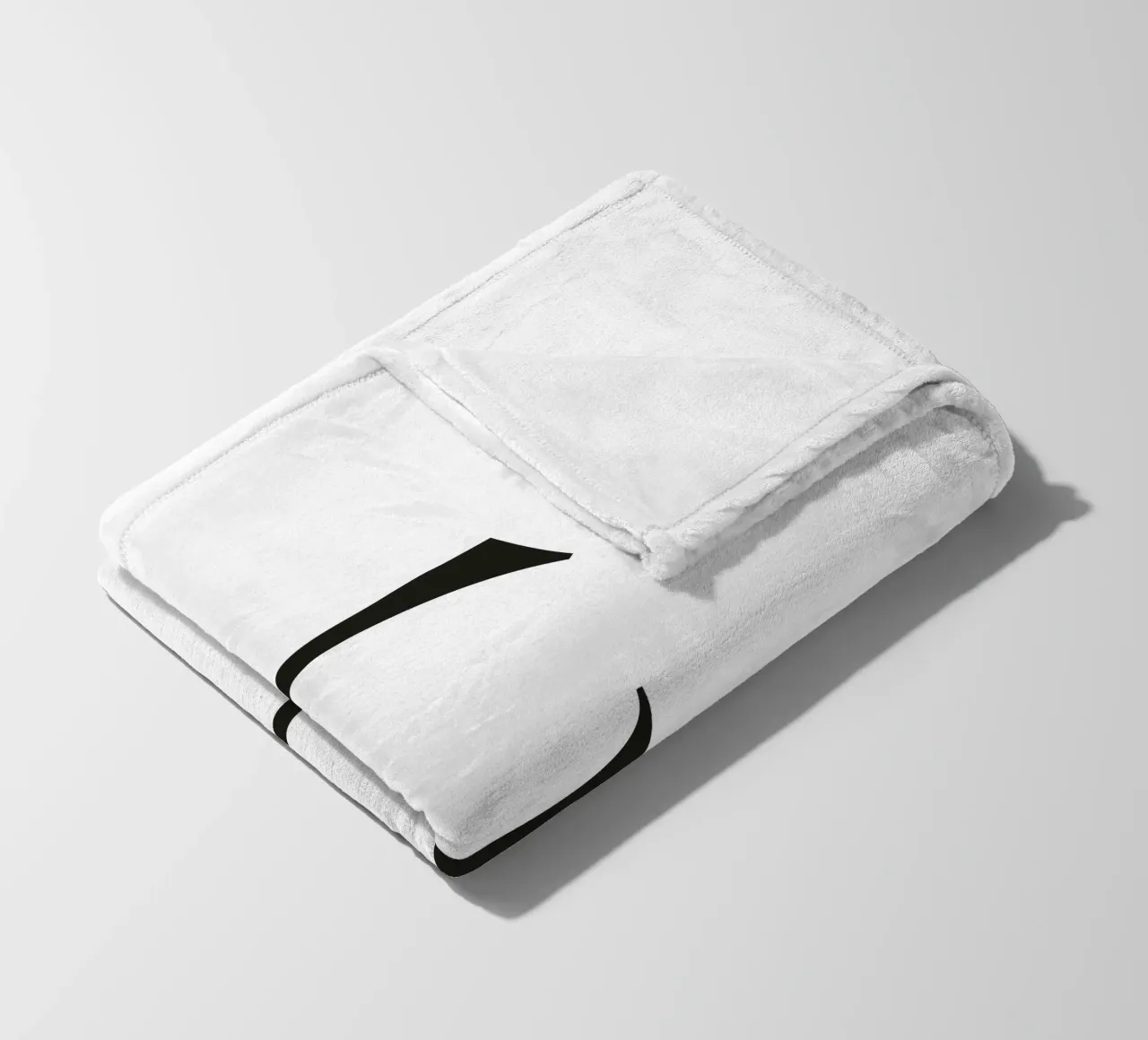 Letter E fleecedeken van Katja Stehle Design