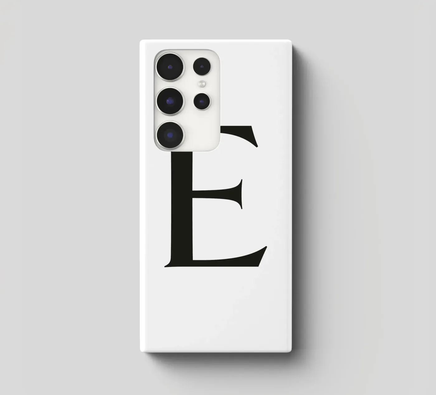 Lettera E cover samsung da Katja Stehle Design