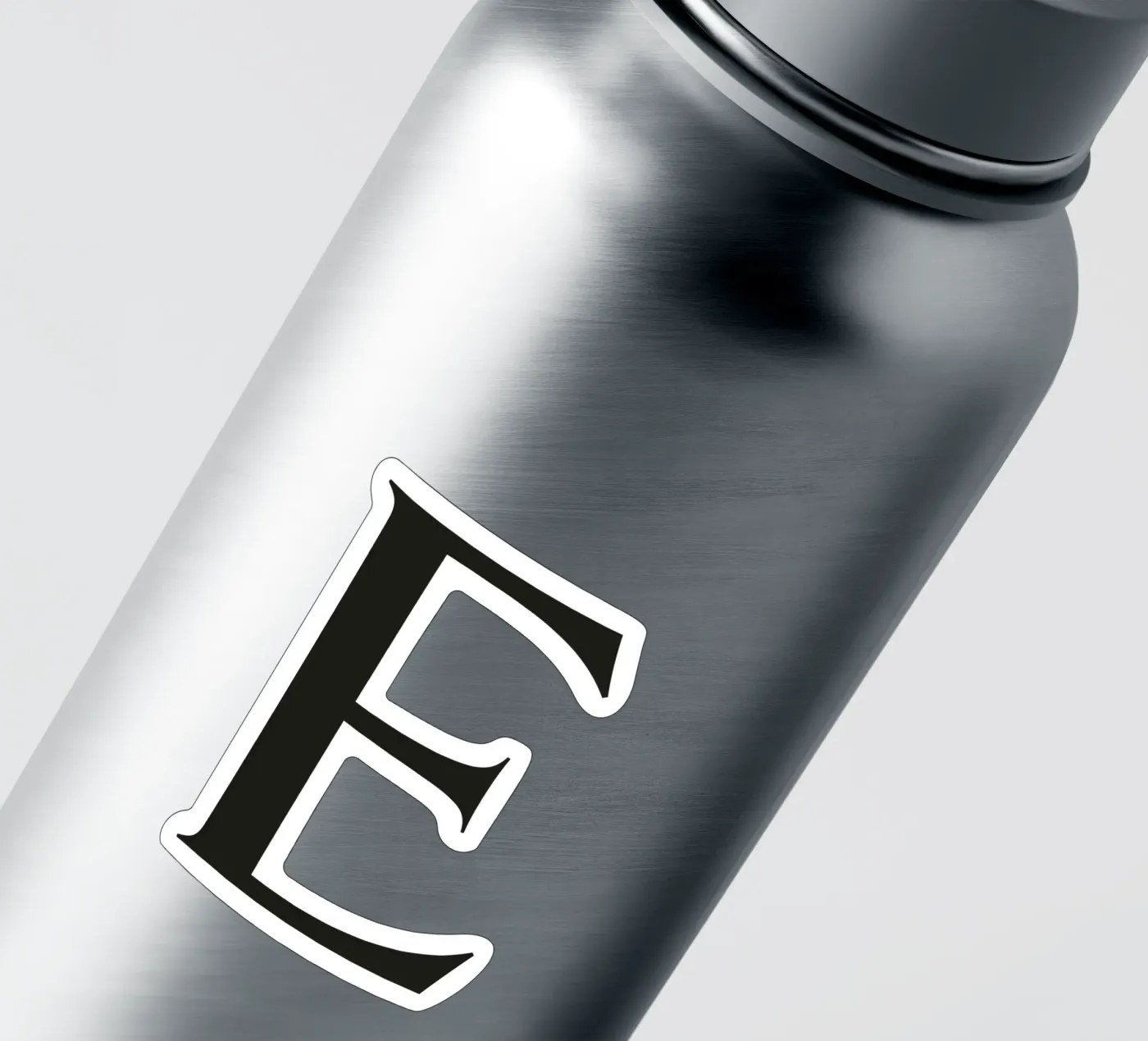 Lettera E adesivo da Katja Stehle Design