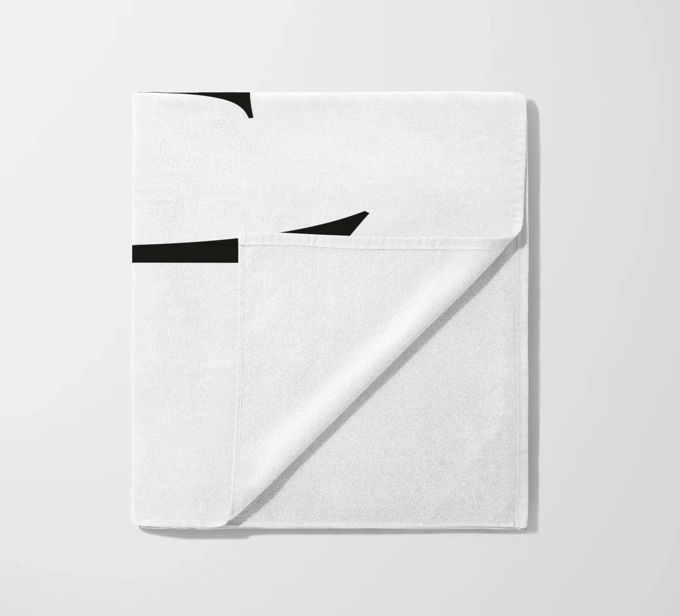 Letter E beach towel by Katja Stehle Design