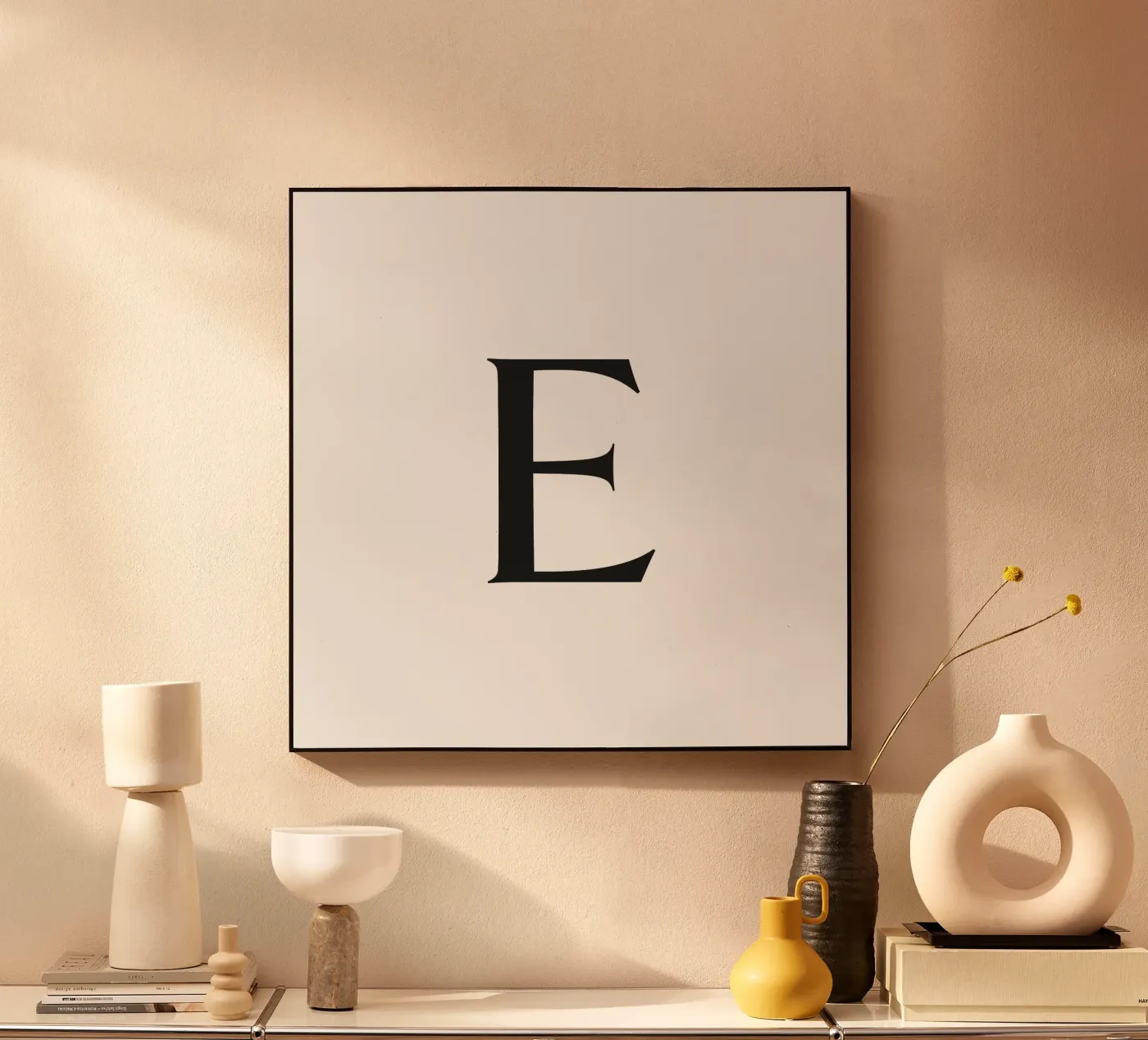 Letter E pannello forex da Katja Stehle Design