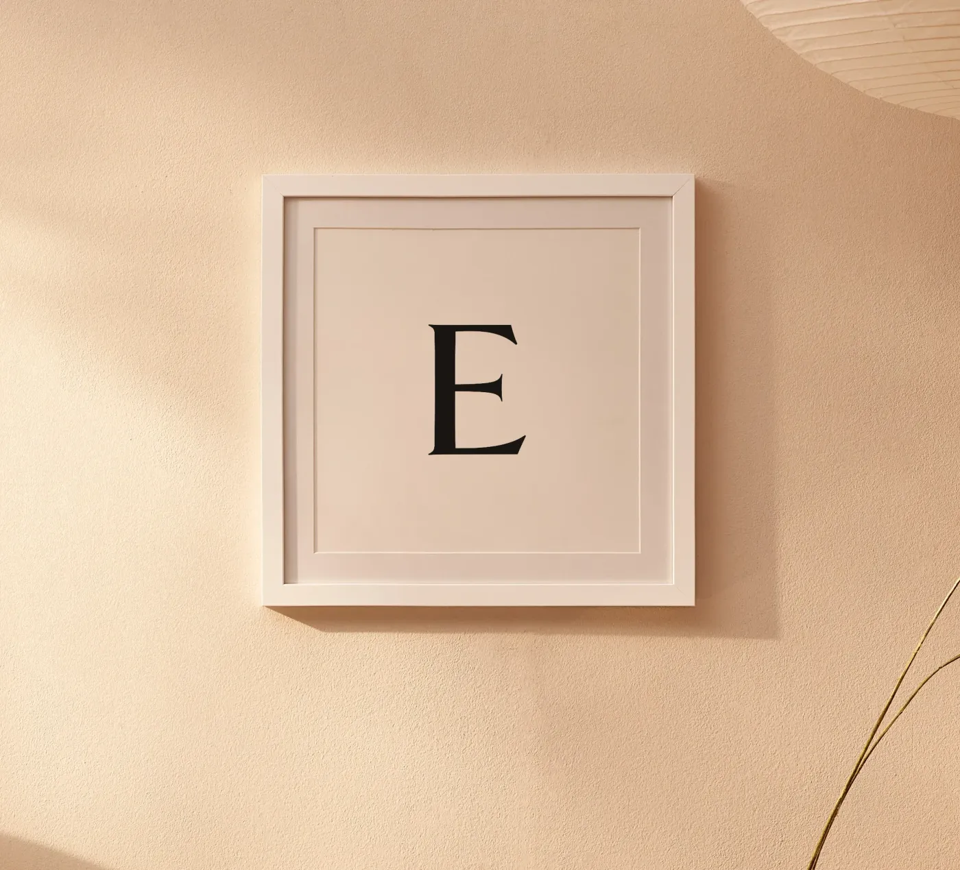 Letter E poster van Katja Stehle Design