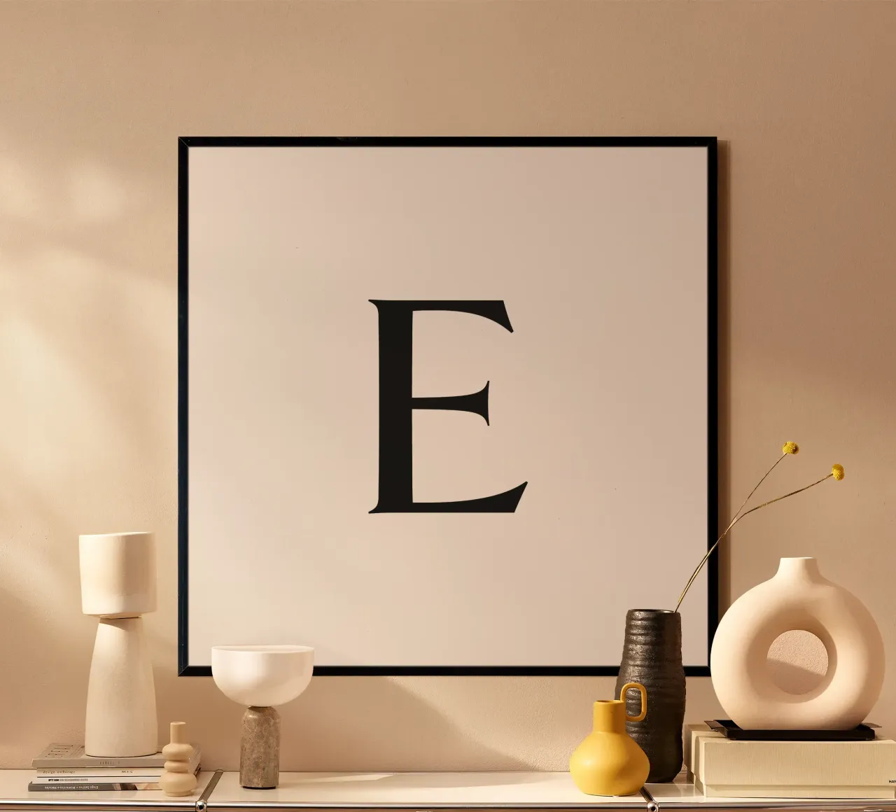 Buchstabe E Poster von Katja Stehle Design