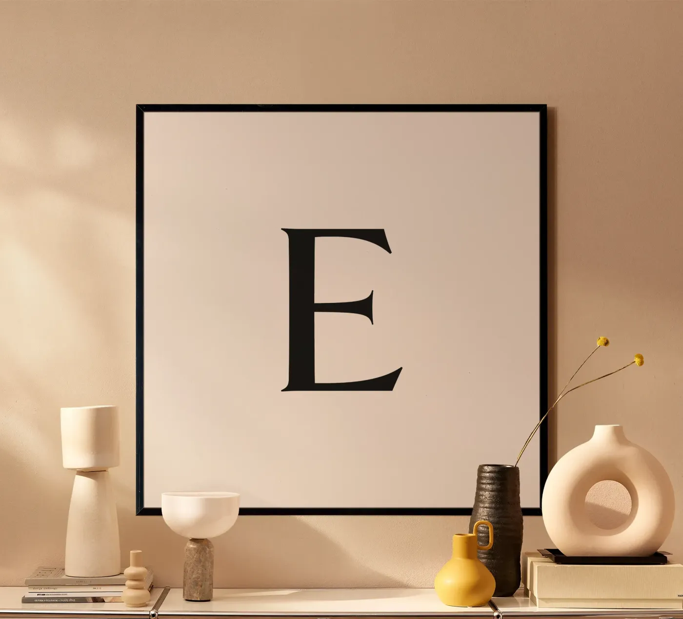 Letter E poster van Katja Stehle Design