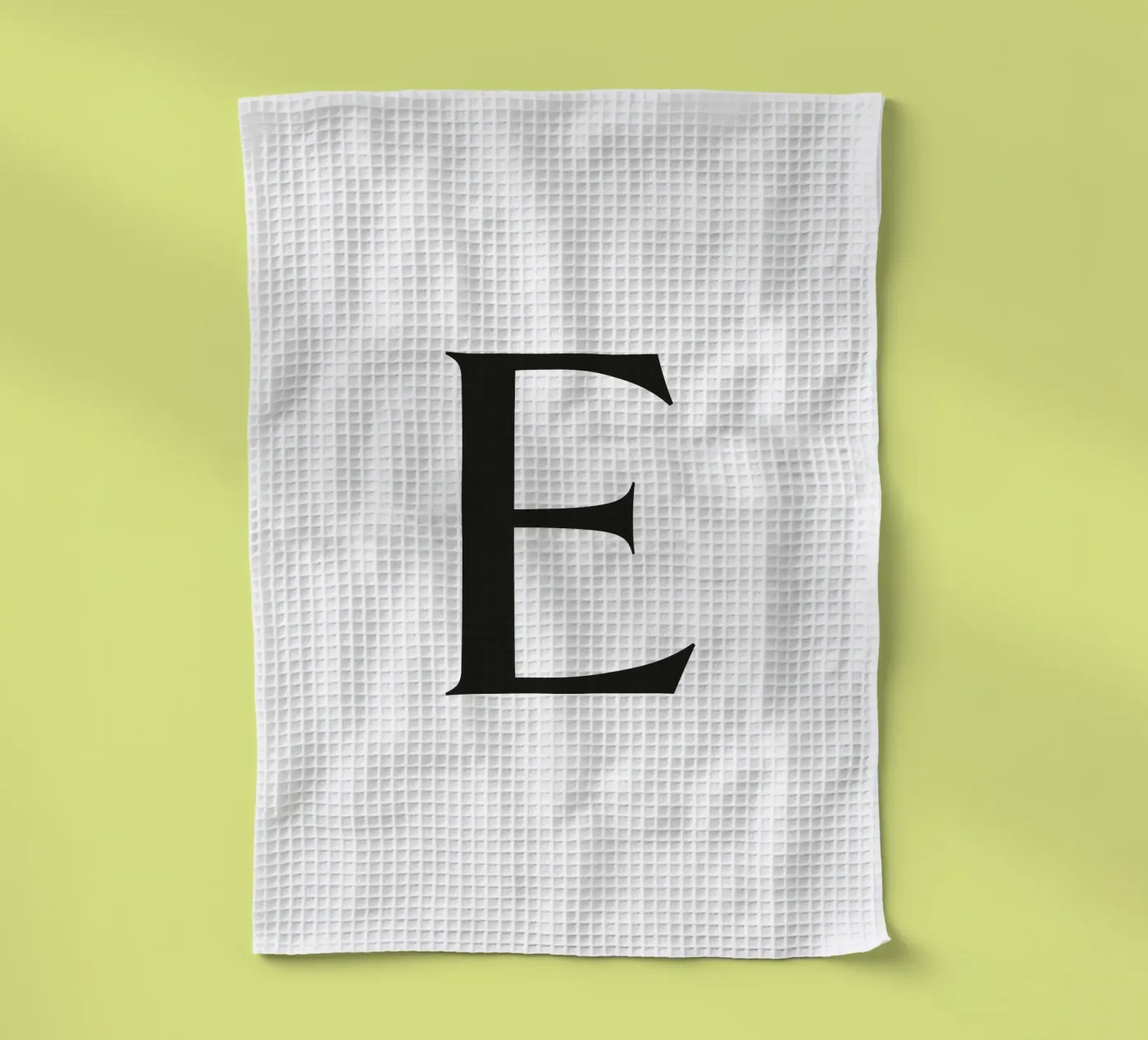 Buchstabe E Geschirrtuch von Katja Stehle Design