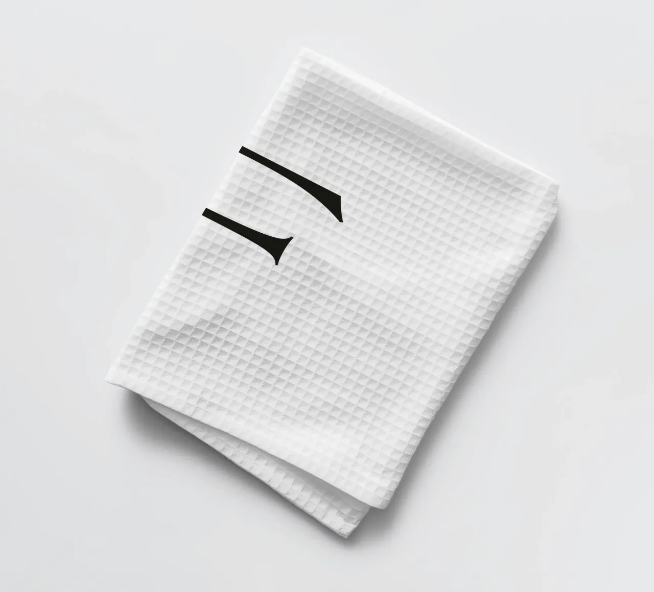 Letter F tea towel by Katja Stehle Design