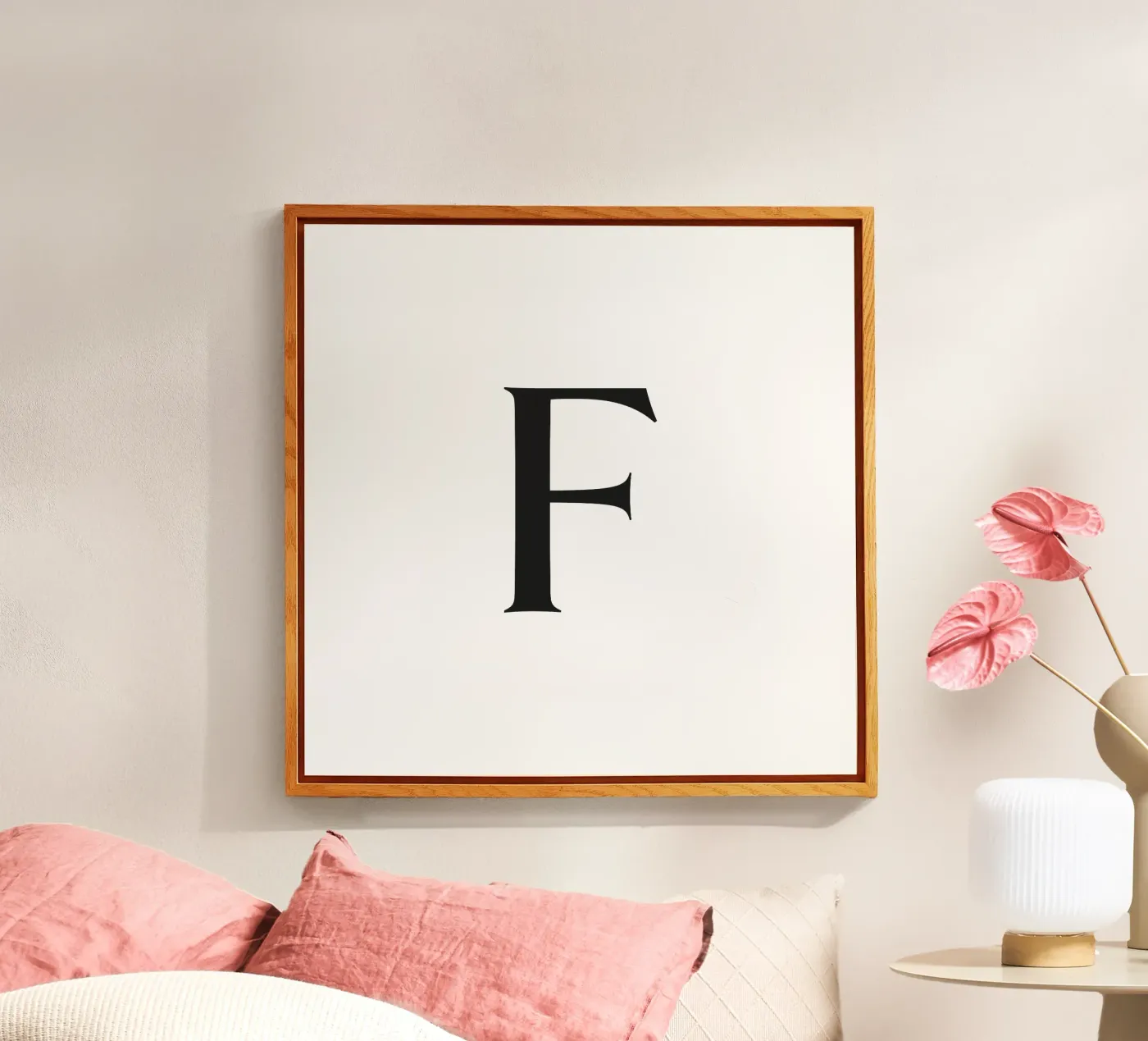 Lettera F plexiglass da Katja Stehle Design