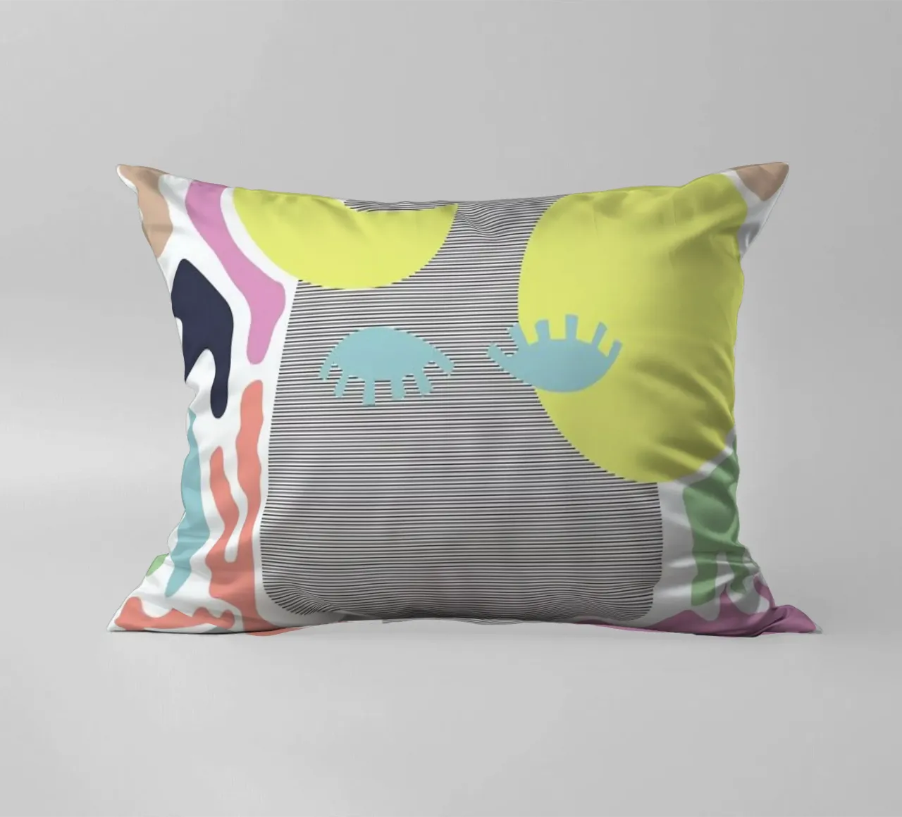 Sun & Moon Girl cuscino da Linda Gobeta
