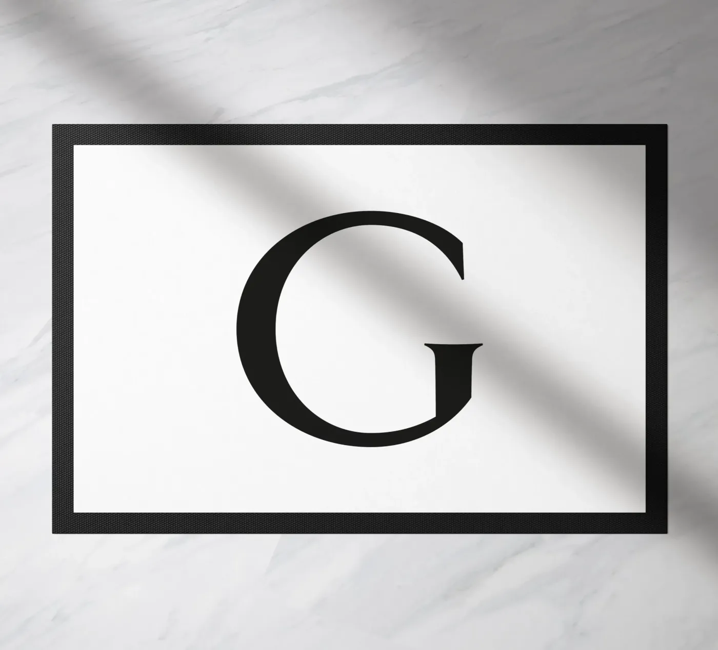 Brief G deurmat van Katja Stehle Design