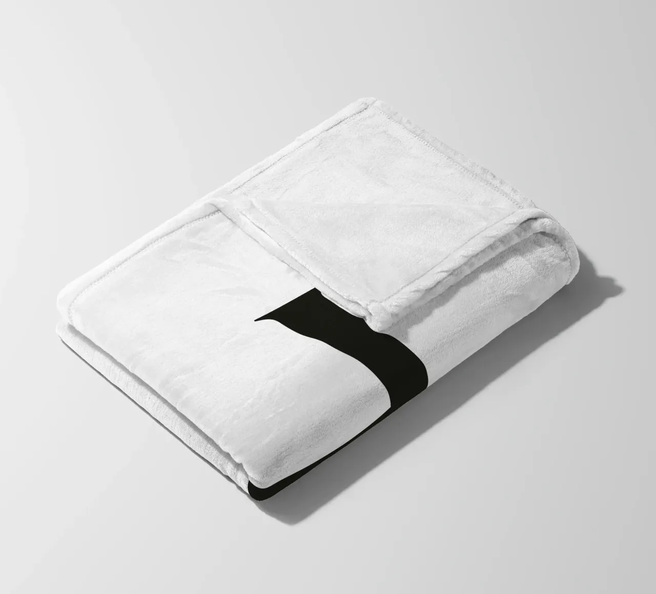 Buchstabe H fleece blanket by Katja Stehle Design