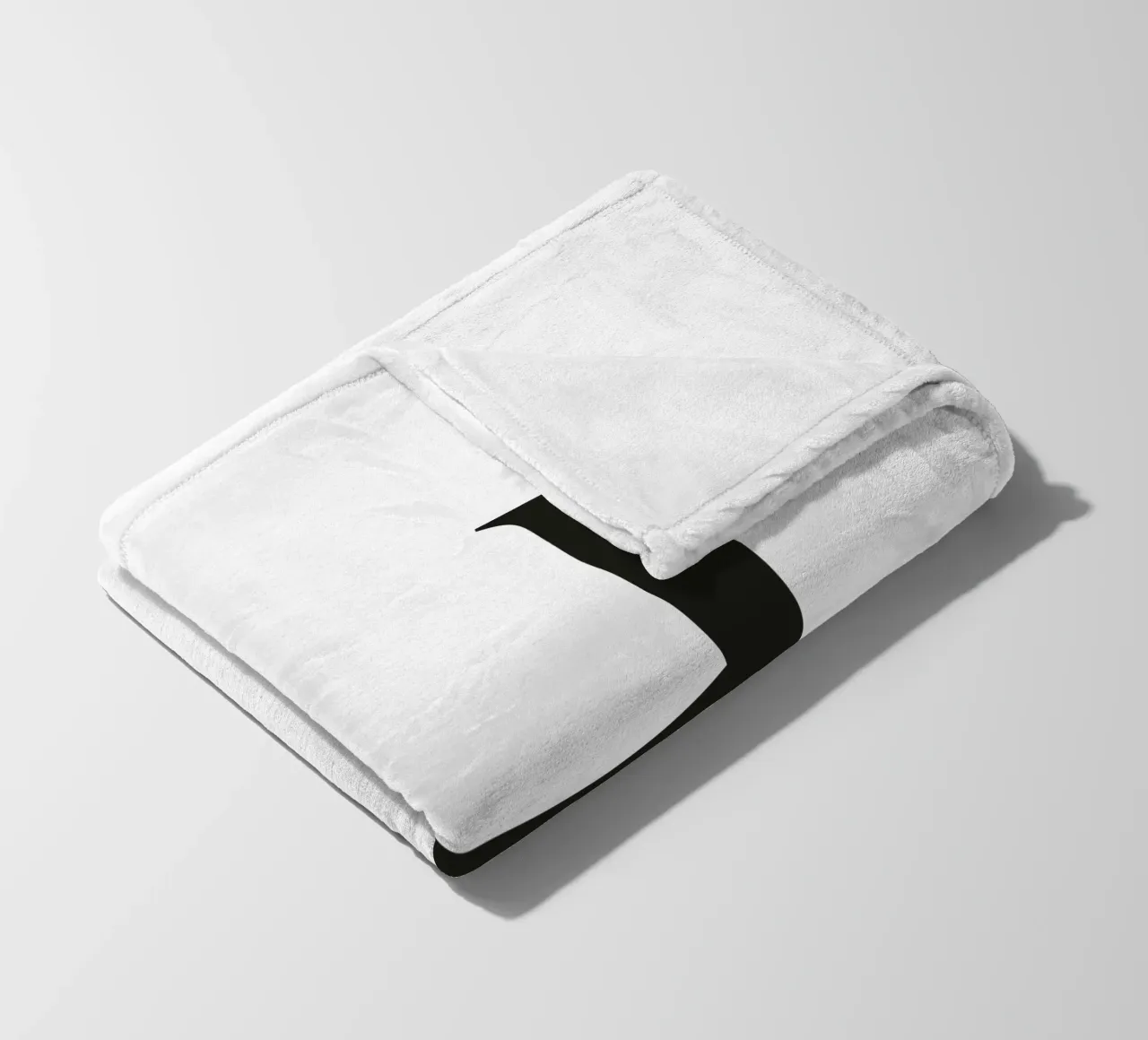 Buchstabe H fleece blanket by Katja Stehle Design