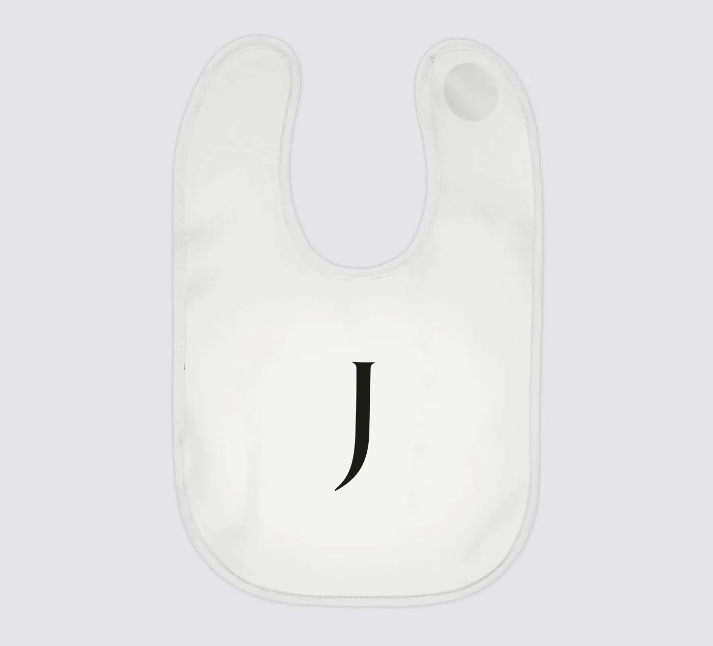 Lettera J bavaglino da Katja Stehle Design