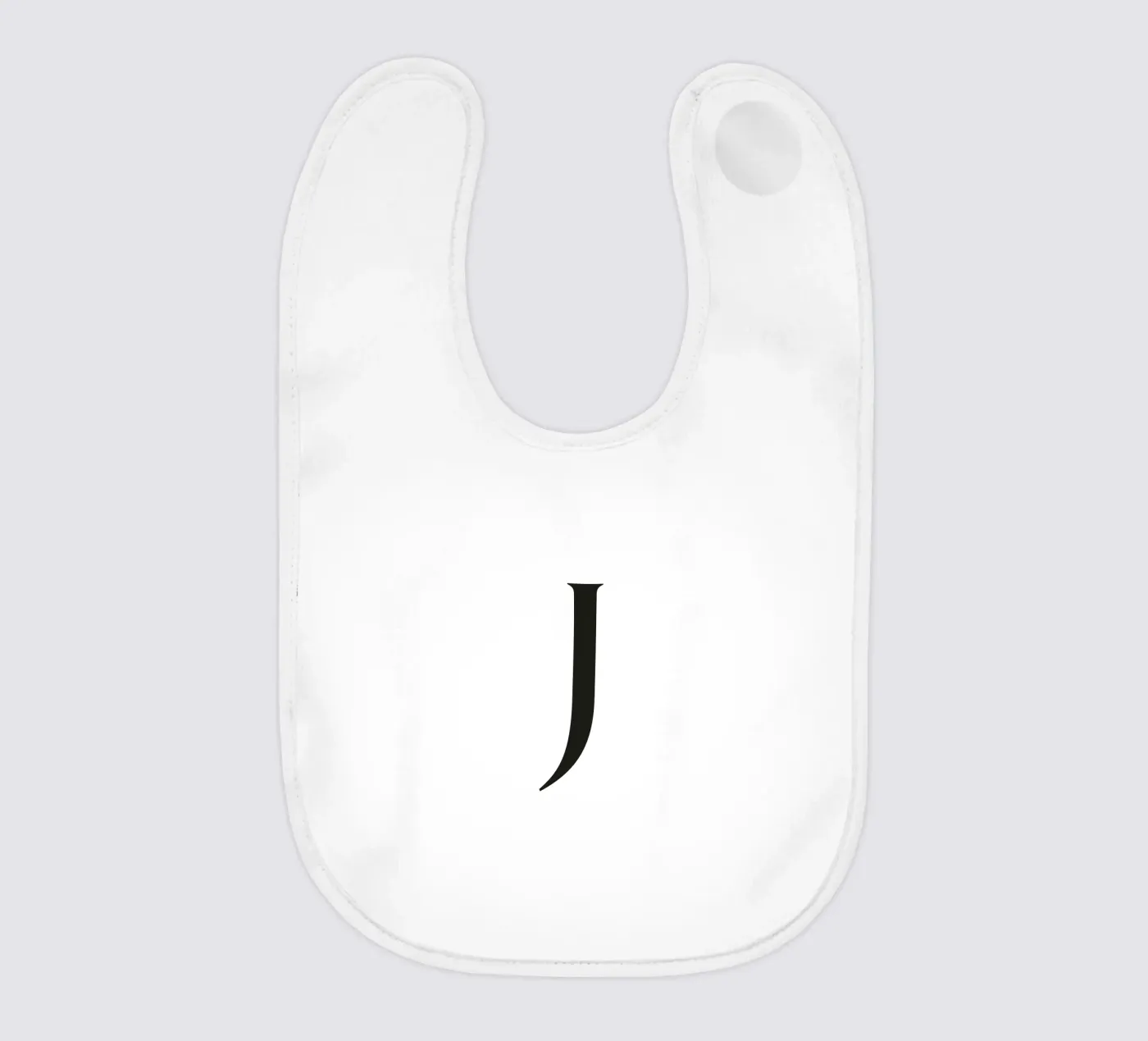 Lettera J bavaglino da Katja Stehle Design