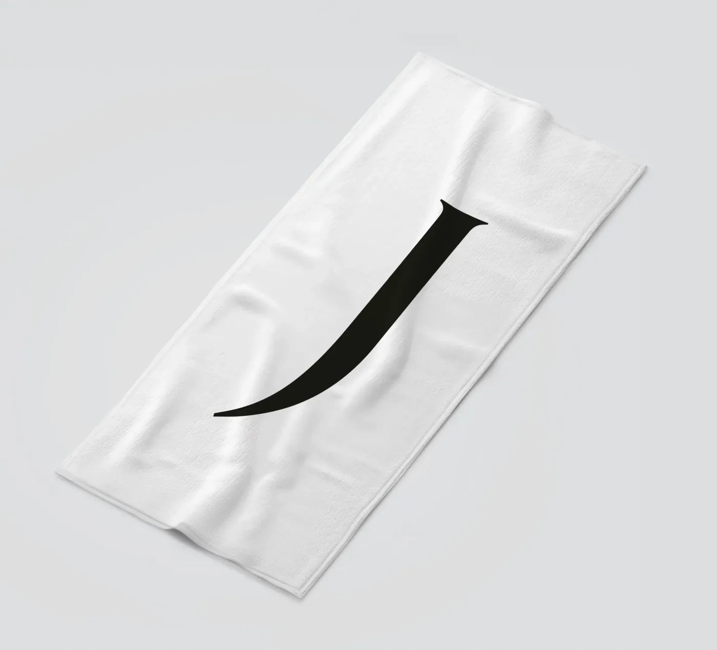Lettera J telo mare da Katja Stehle Design