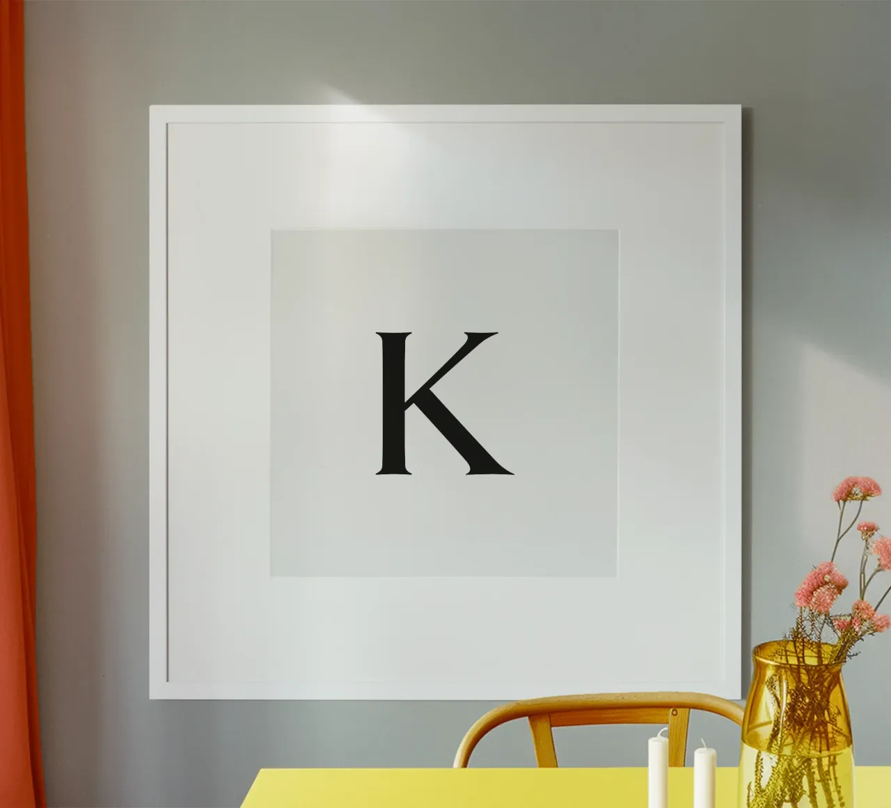 Lettera K poster da Katja Stehle Design