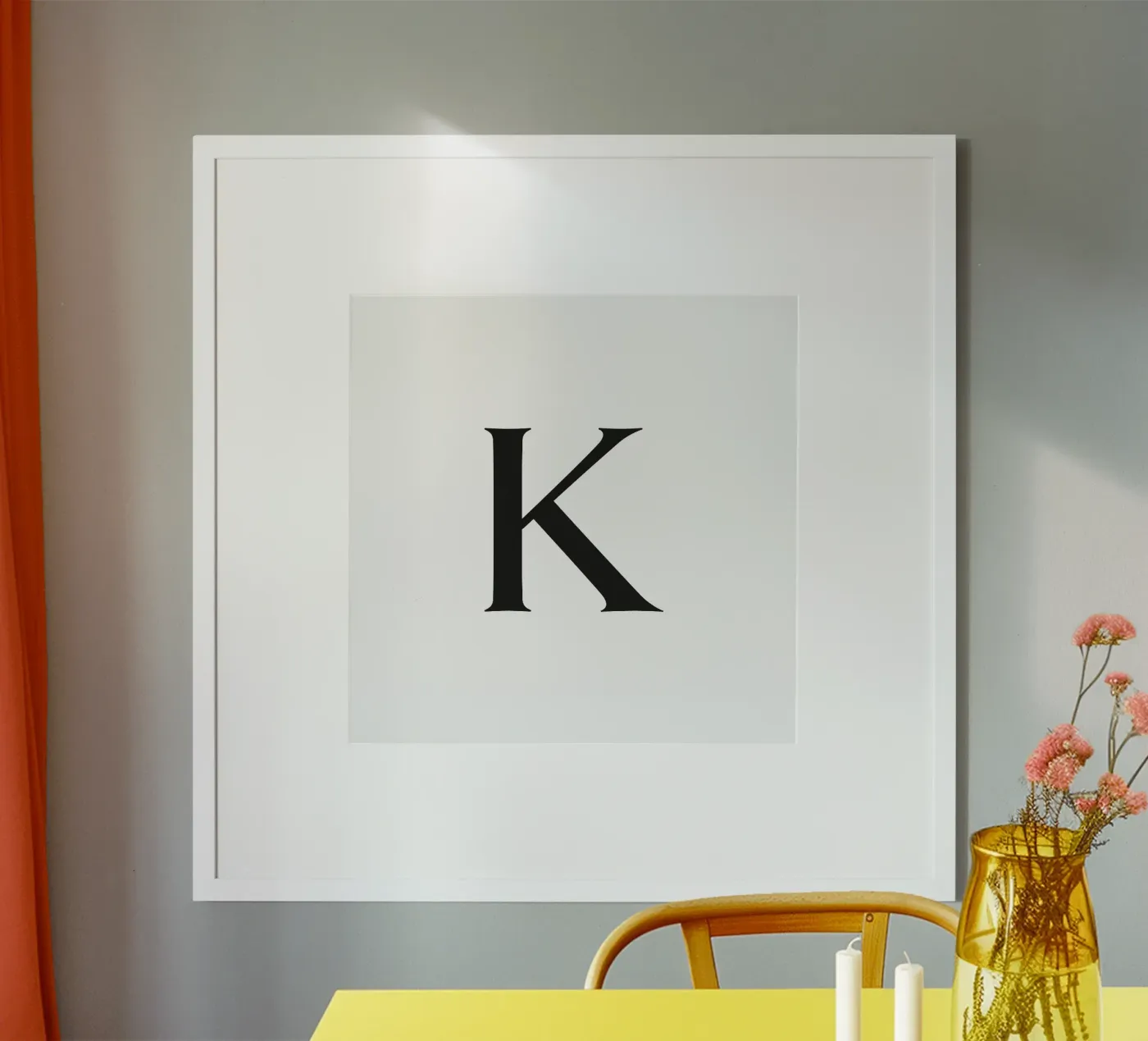 Lettera K poster da Katja Stehle Design