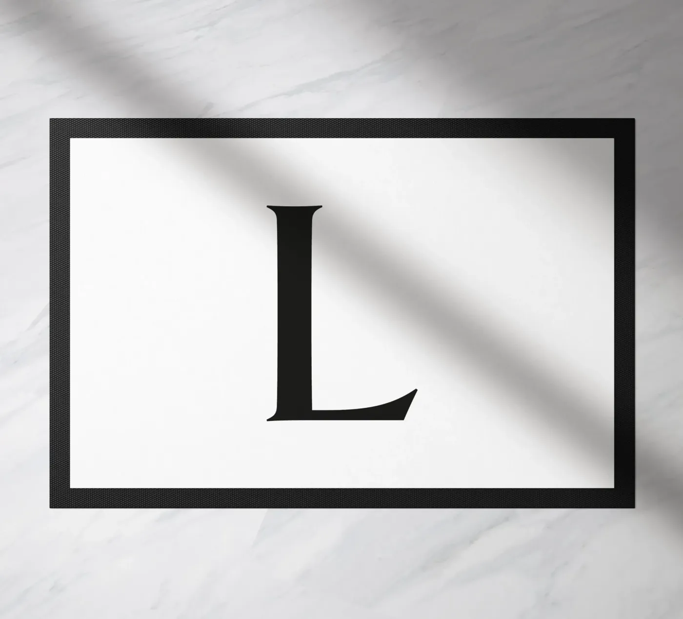 Lettera L zerbino da Katja Stehle Design