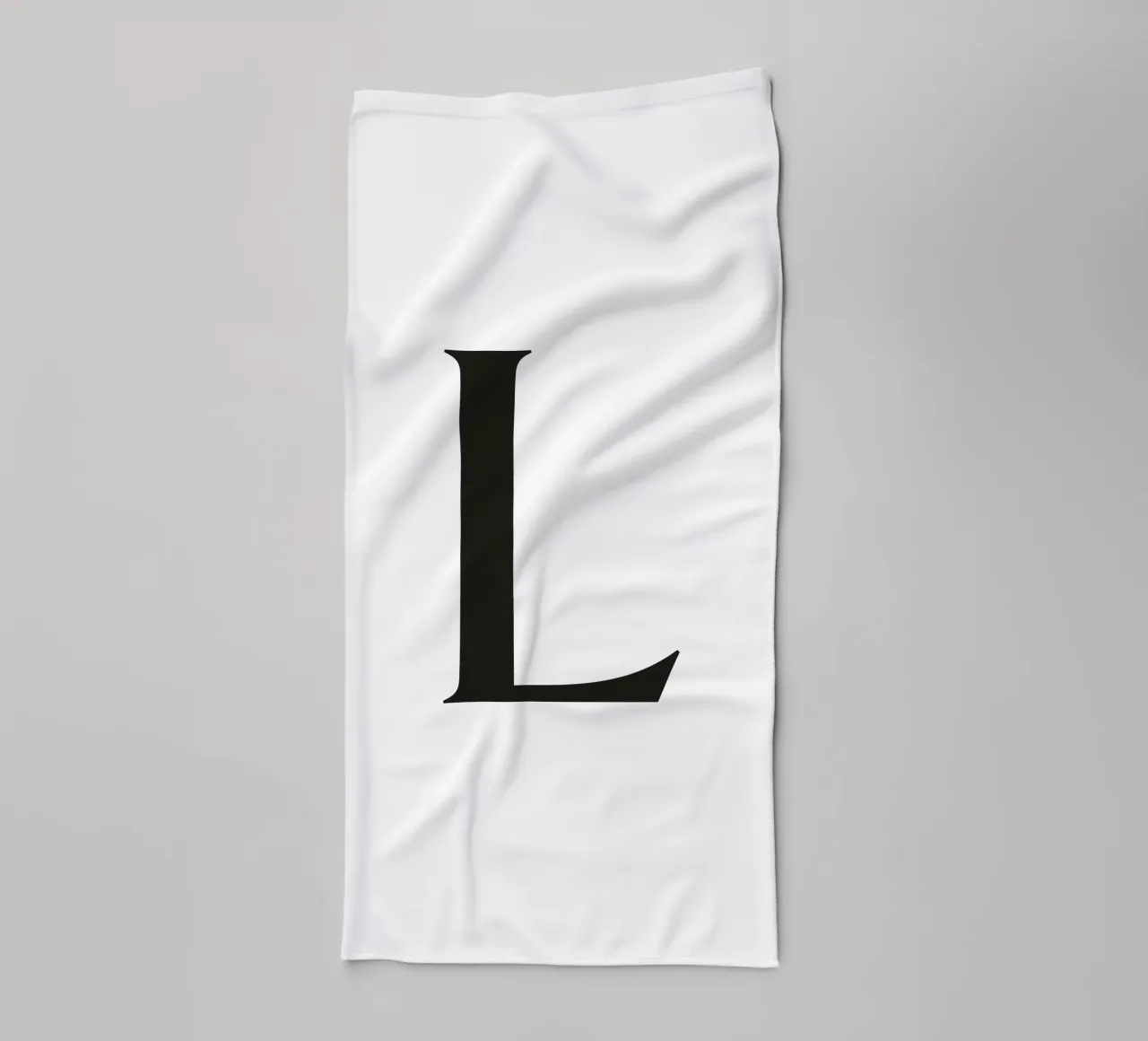 Lettera L asciugamano da bagno da Katja Stehle Design