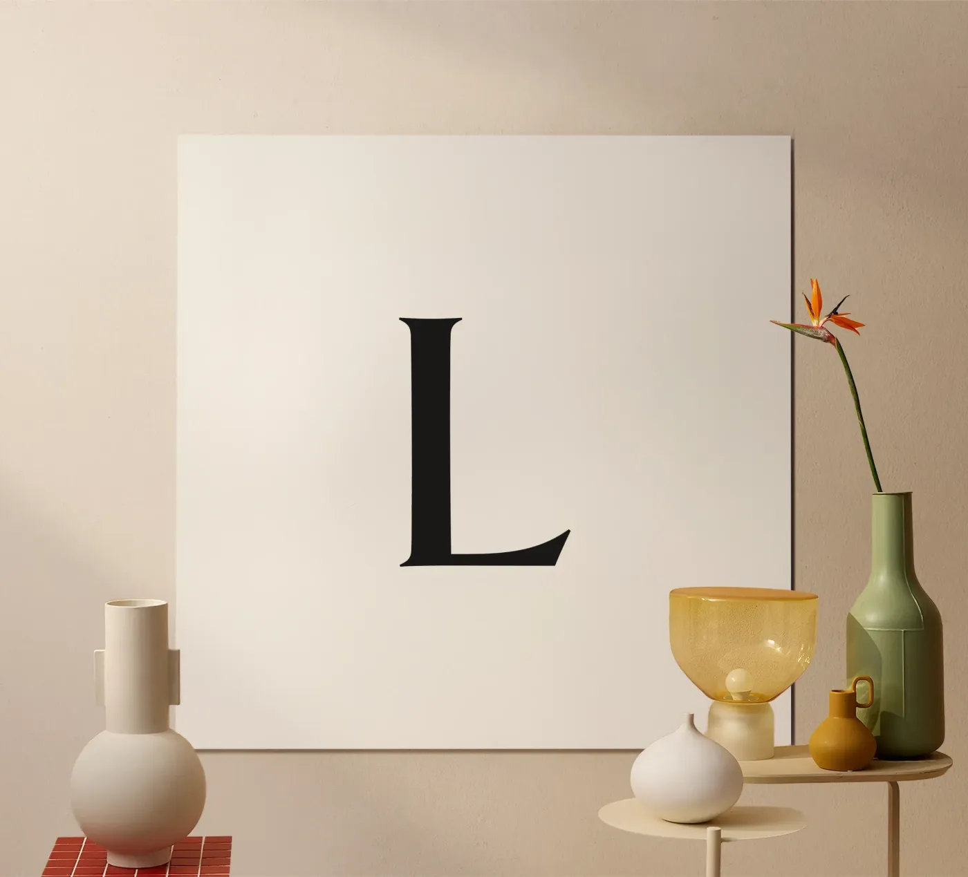 Lettera L poster da Katja Stehle Design