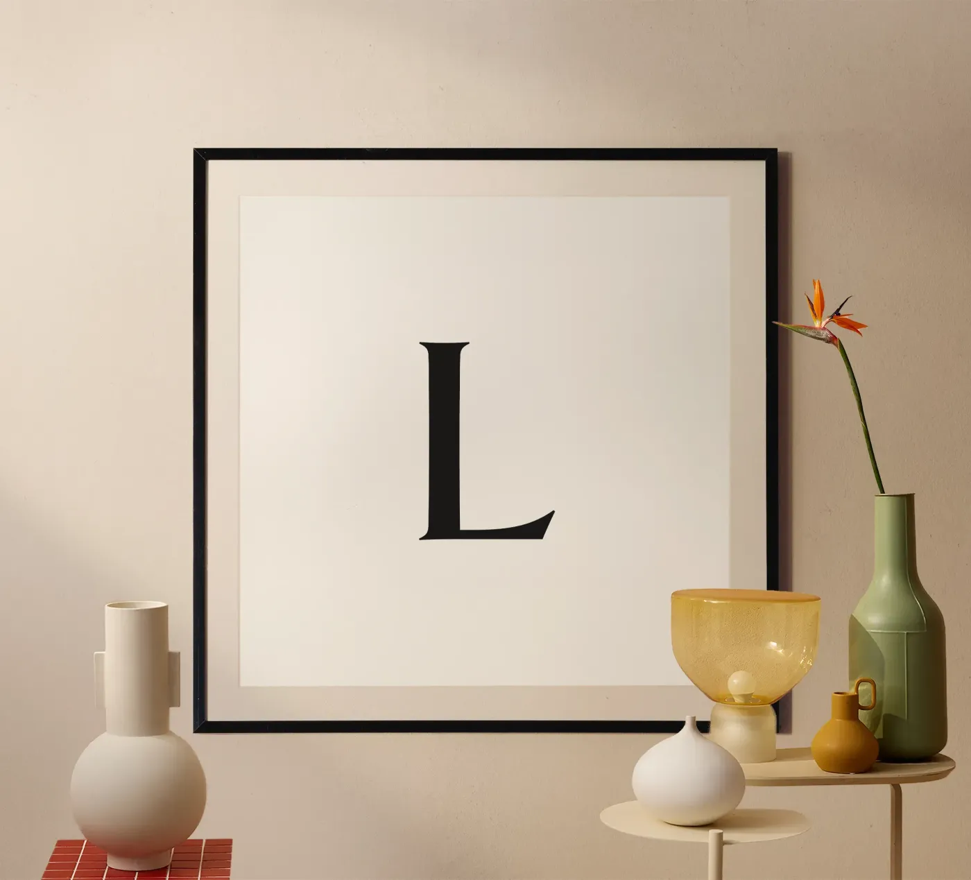 Lettera L poster da Katja Stehle Design