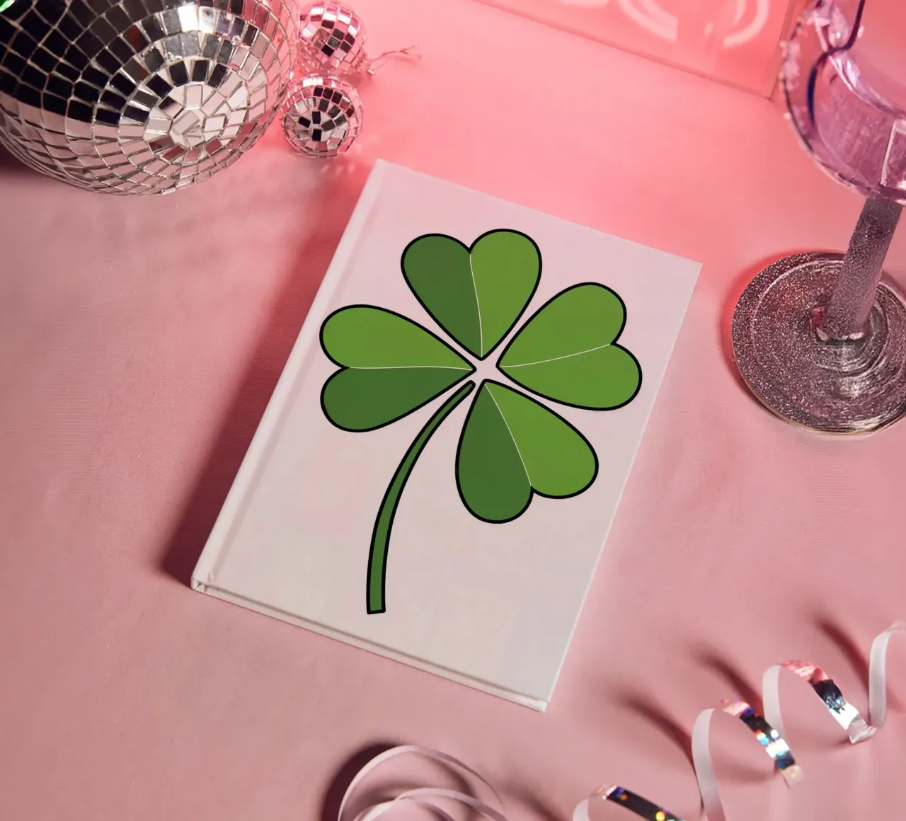 Four Leaf Clover notebook by logic