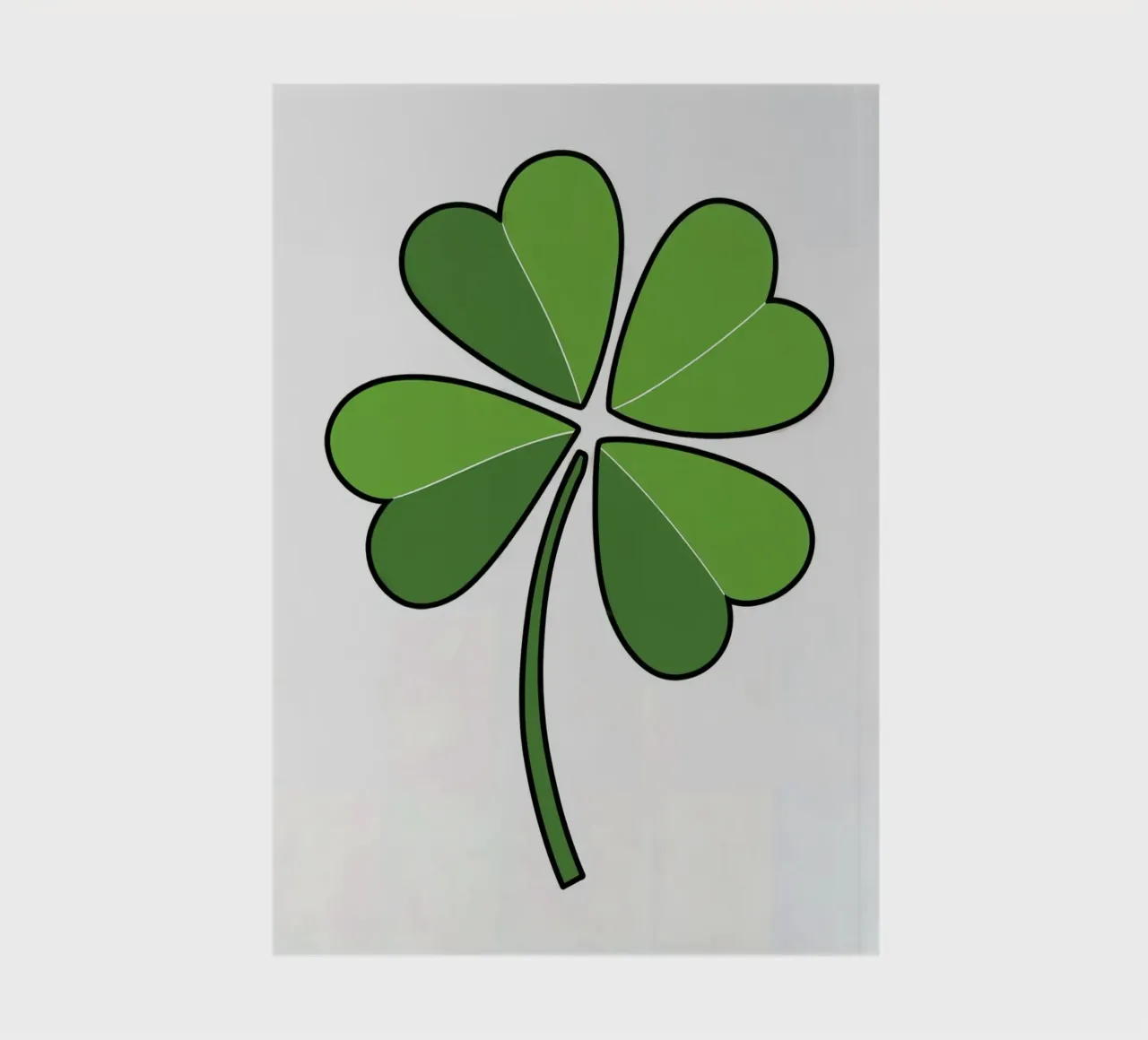 Four Leaf Clover notebook by logic