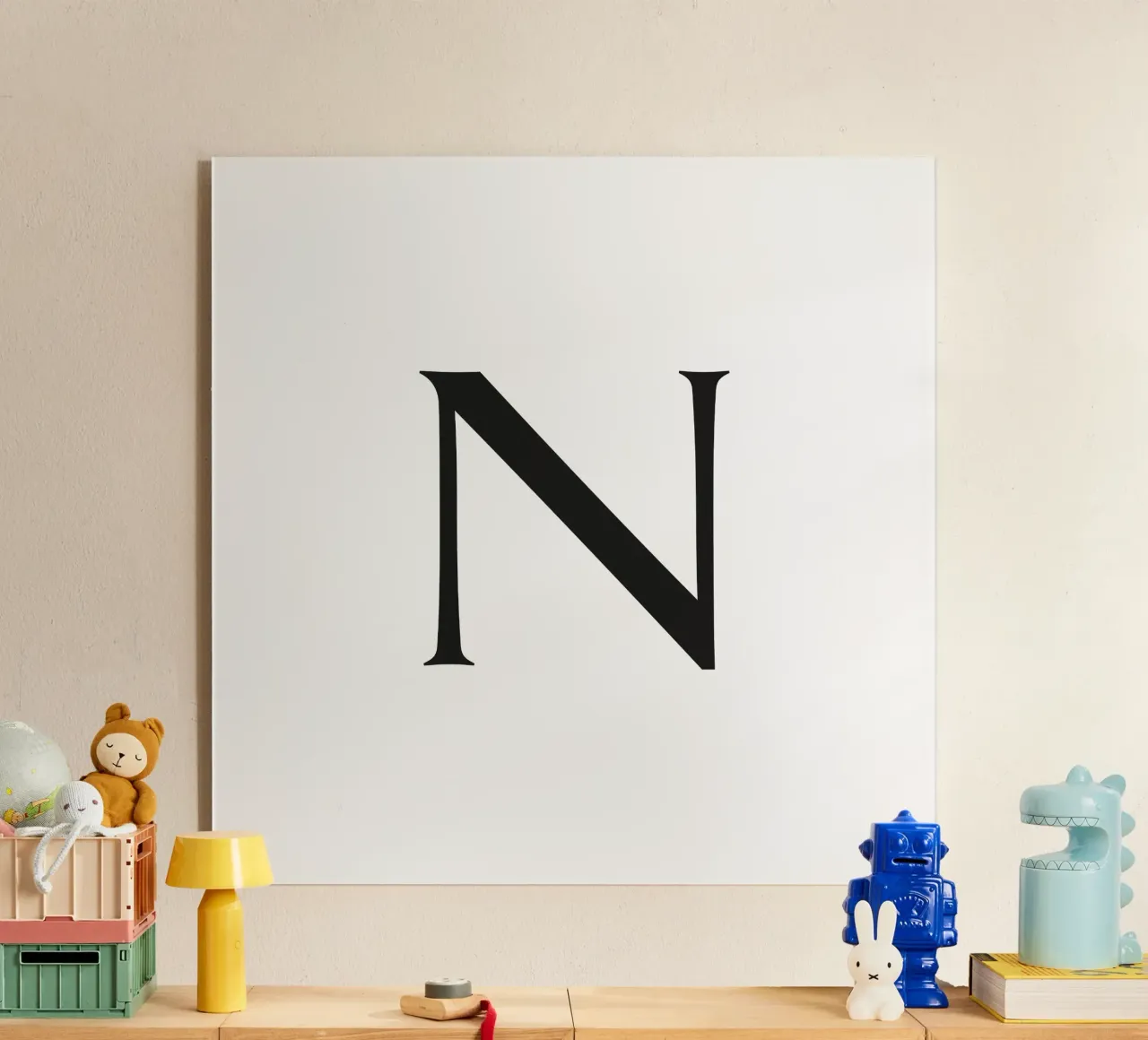 Lettera N plexiglass da Katja Stehle Design