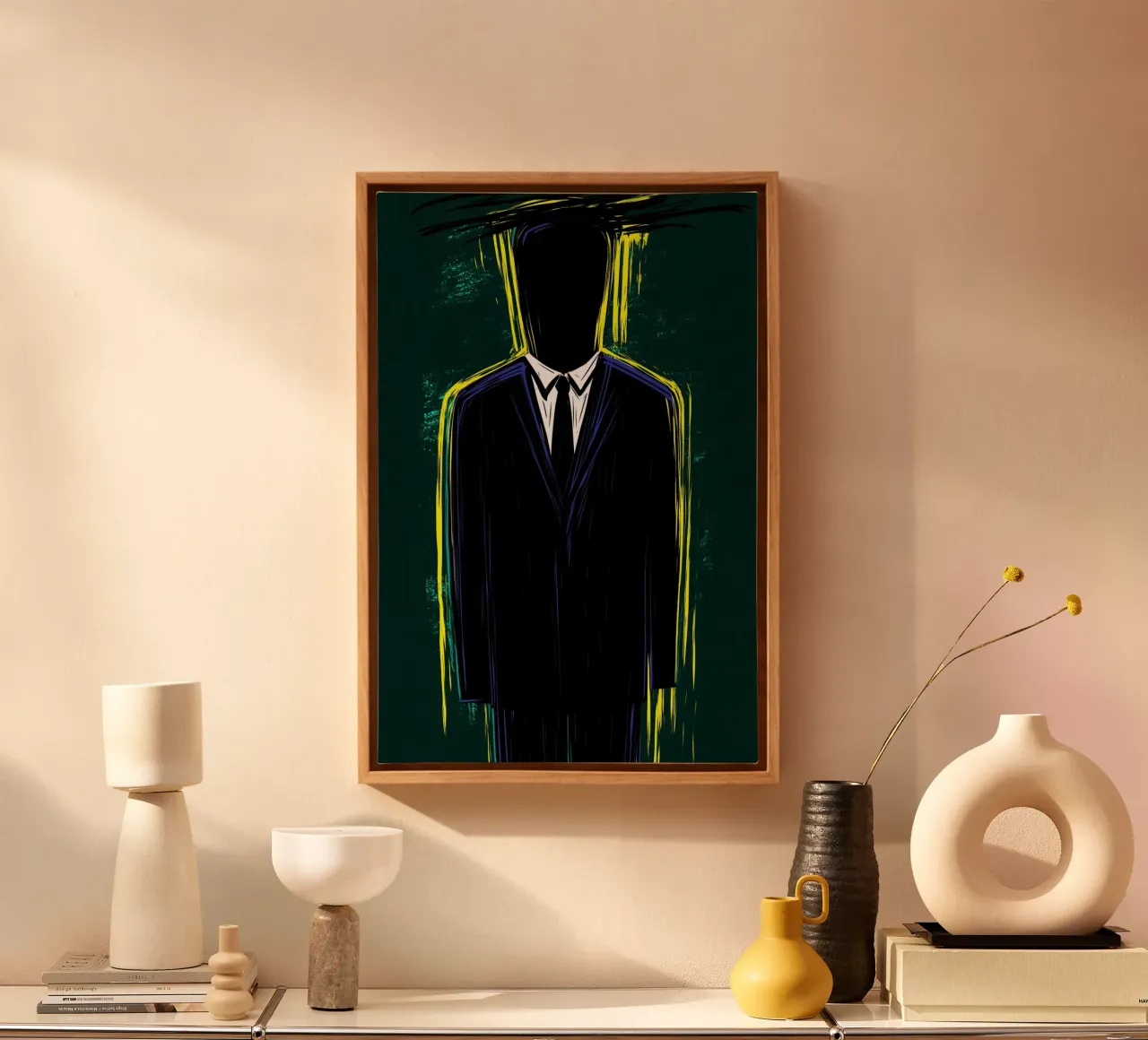 Schaduwen van identiteit canvas van melipo-art