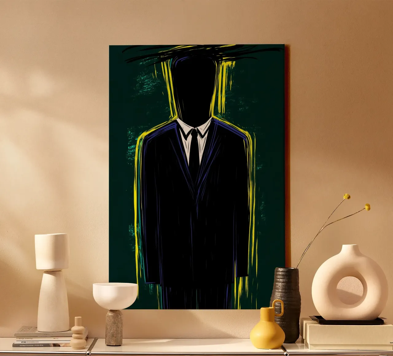 Schaduwen van identiteit canvas van melipo-art