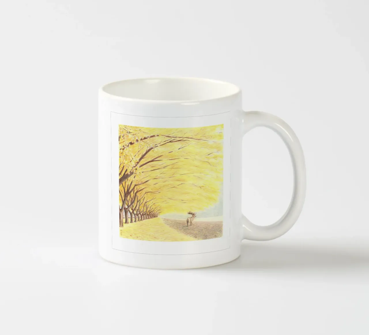 Autumn falls anyway tazza in ceramica da Humphrey VIDAL