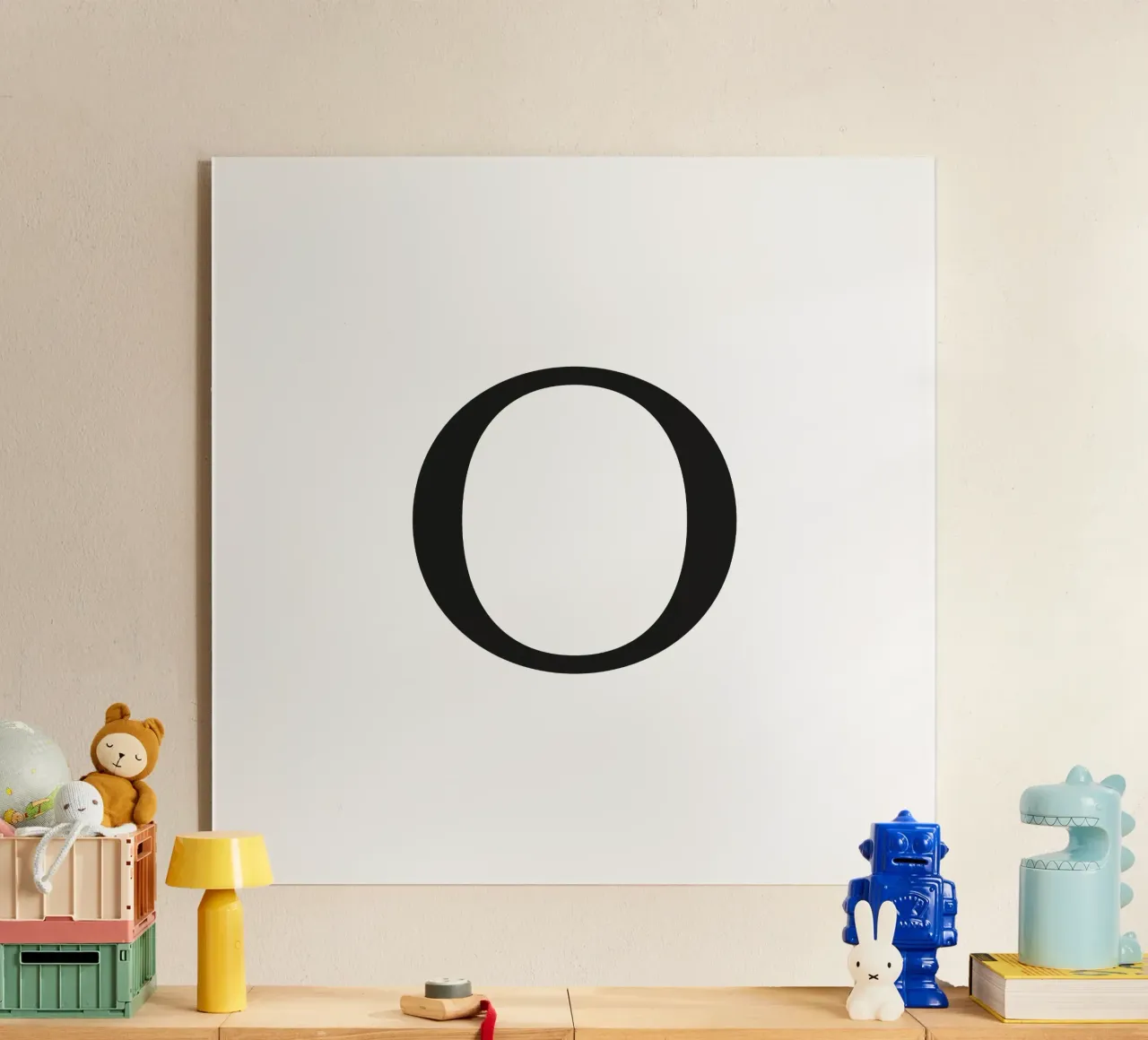 Lettera O plexiglass da Katja Stehle Design